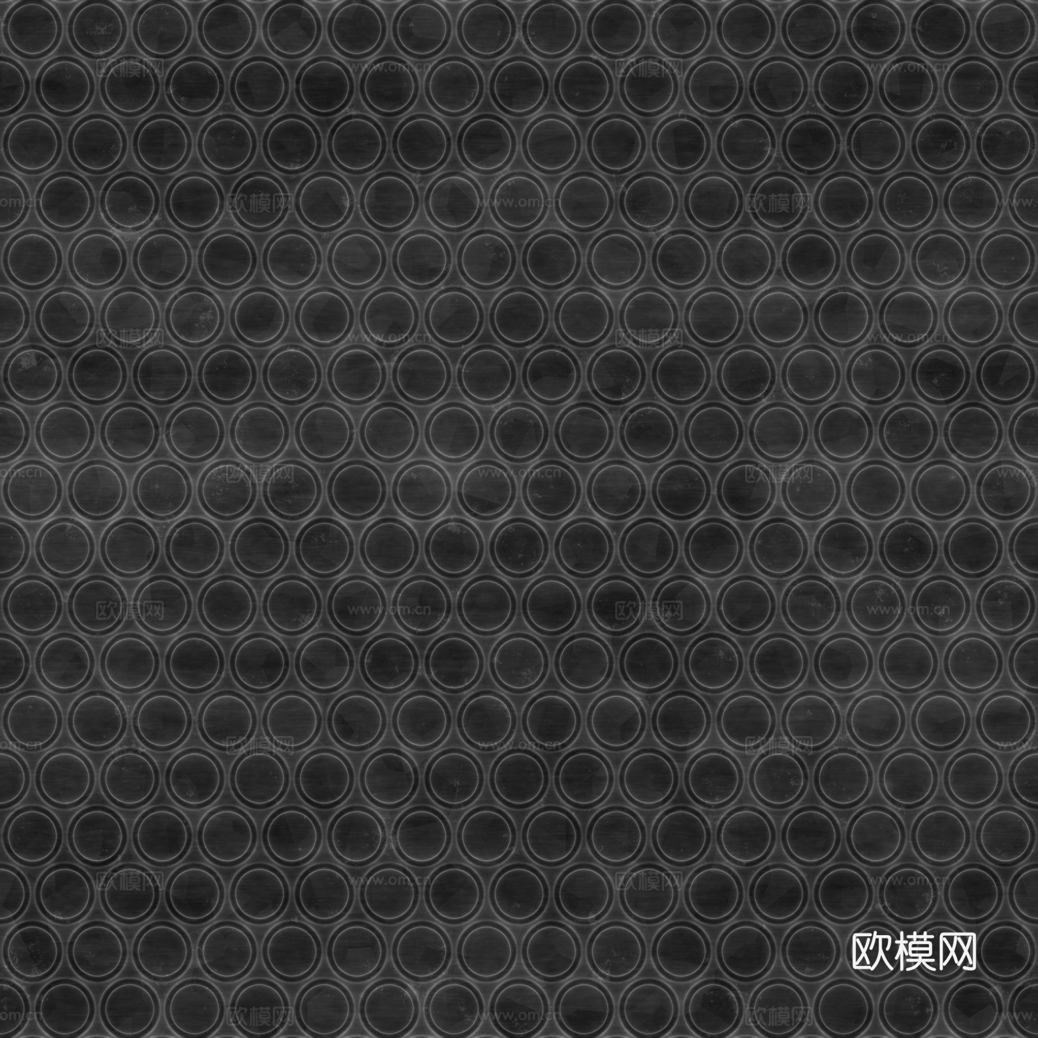 无缝金属穿孔板 PBR材质贴图 2k