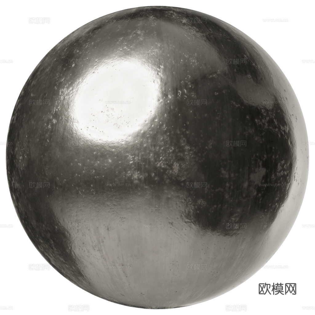 无缝粗糙金属 PBR材质贴图 2k