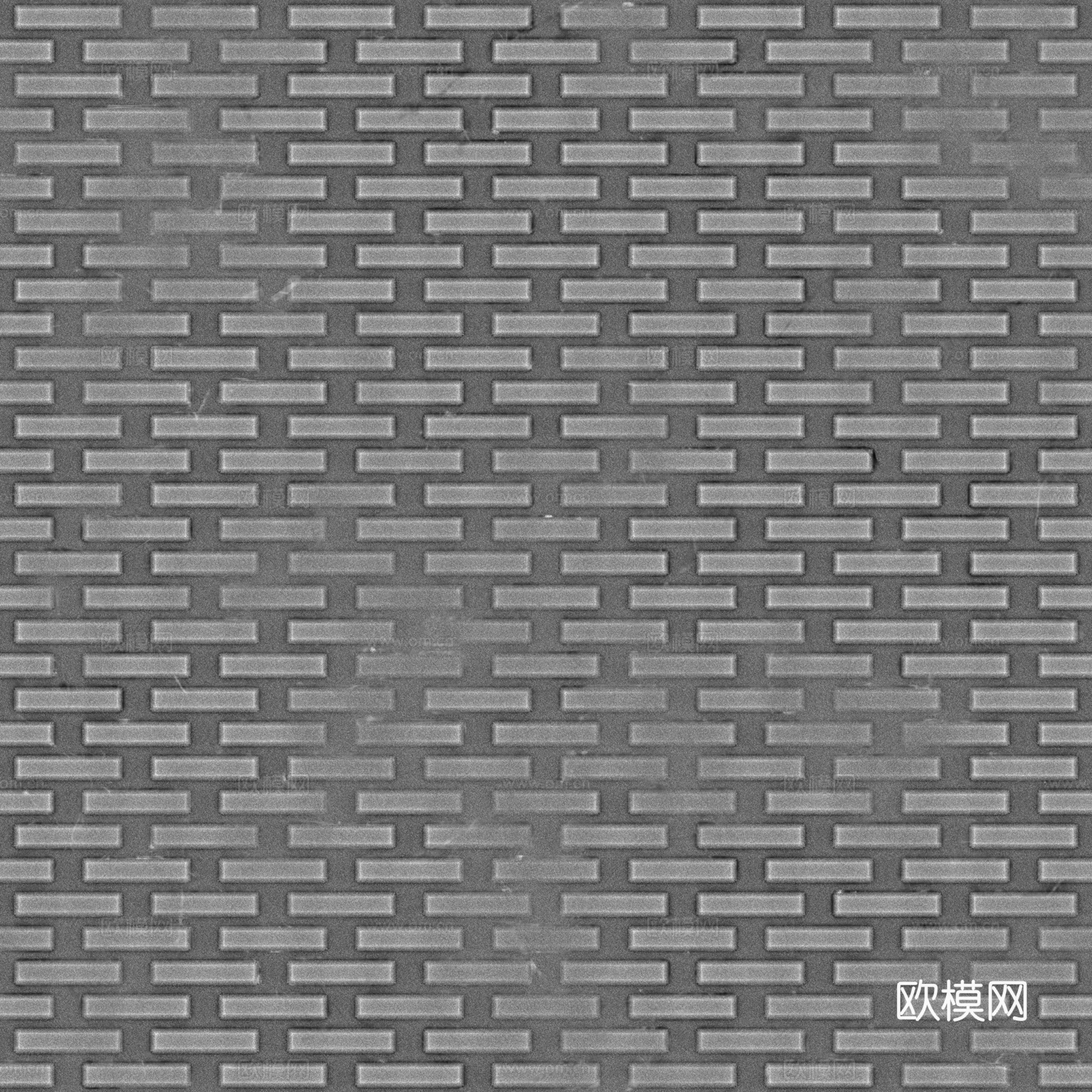 无缝金属穿孔板 PBR材质贴图 2k