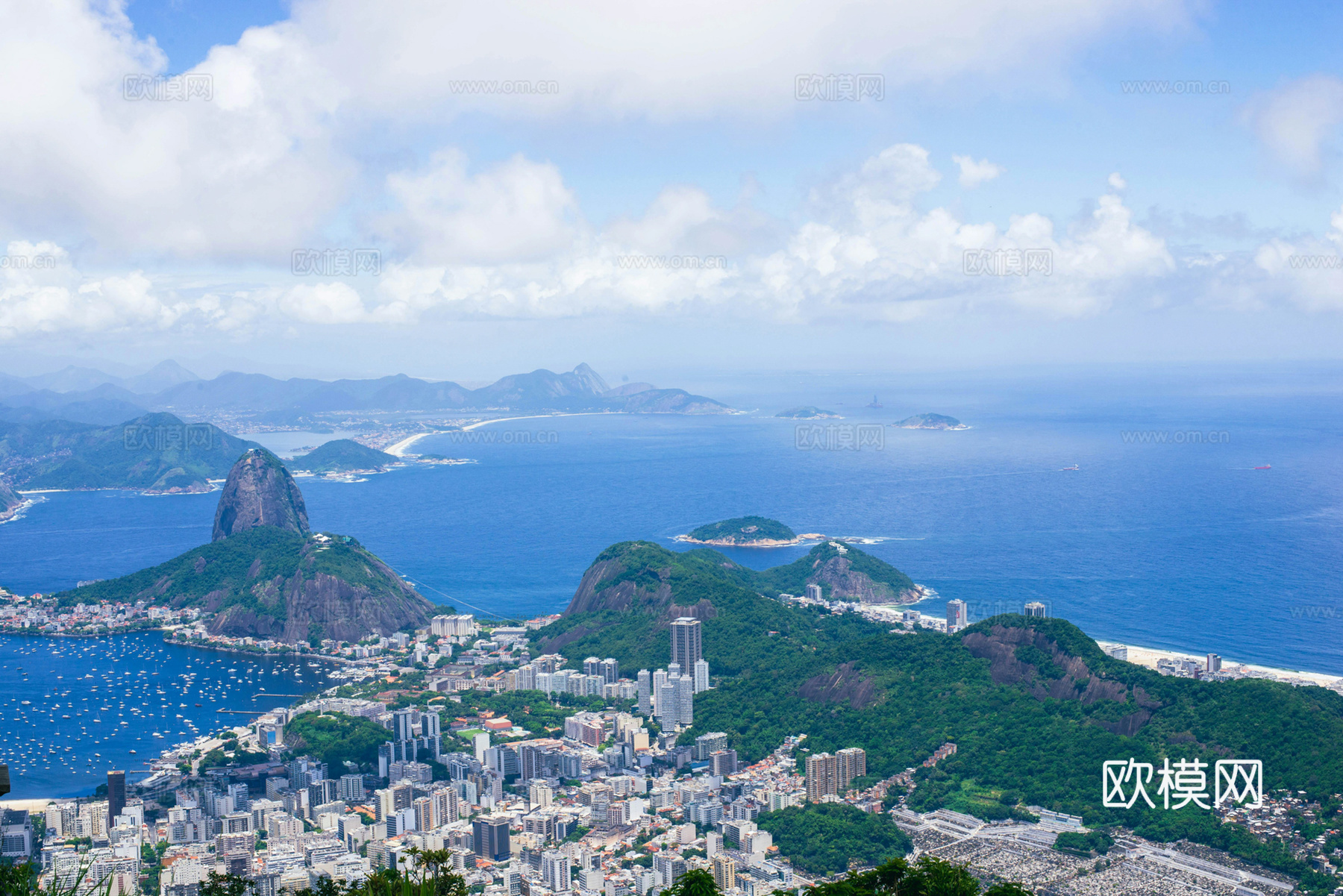 白天城市天空外景下载