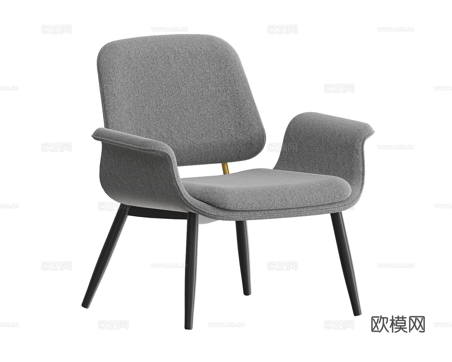 Bergenson Bjorn 意式休闲椅3d模型下载