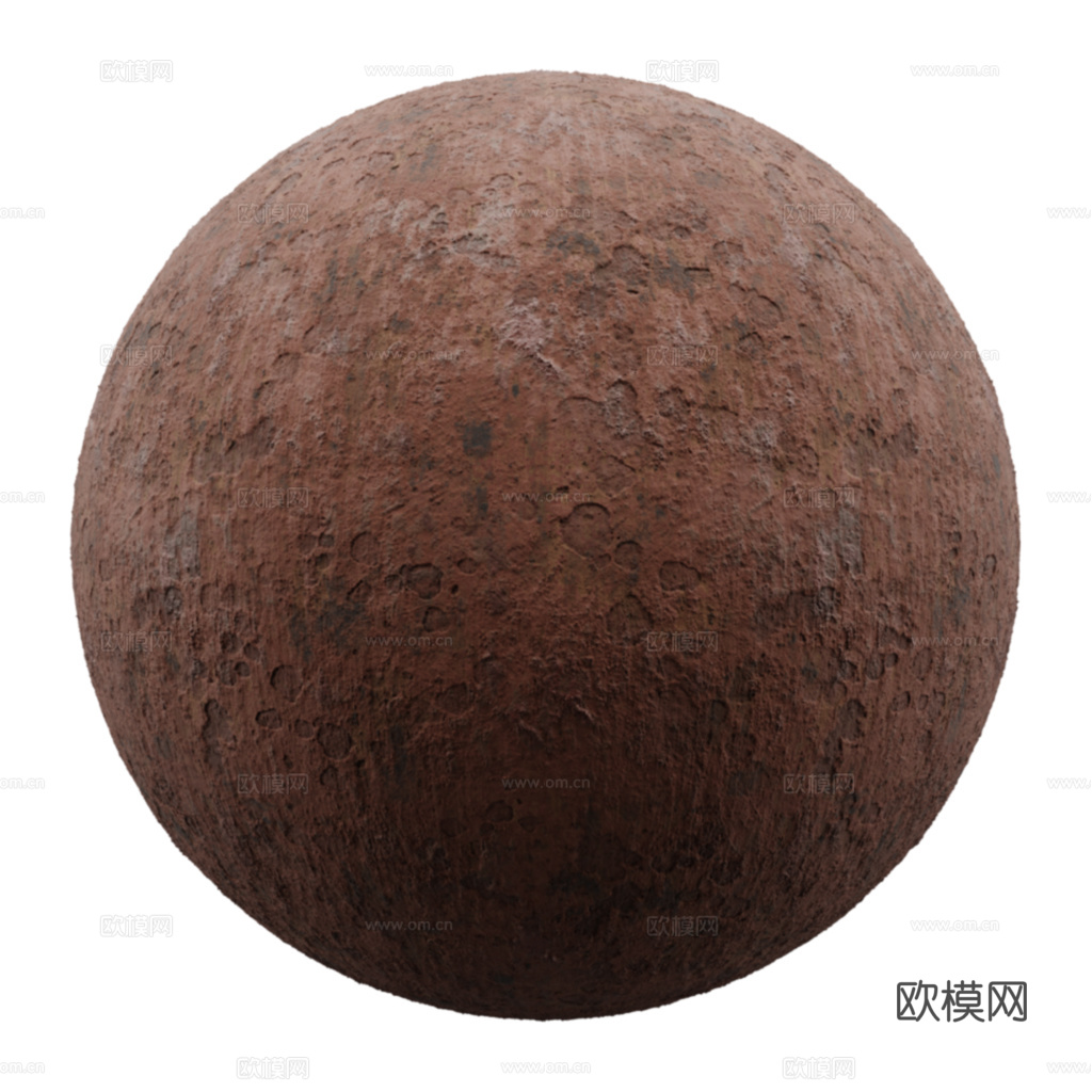 风化生锈金属铁锈金属 PBR材质贴图 2k