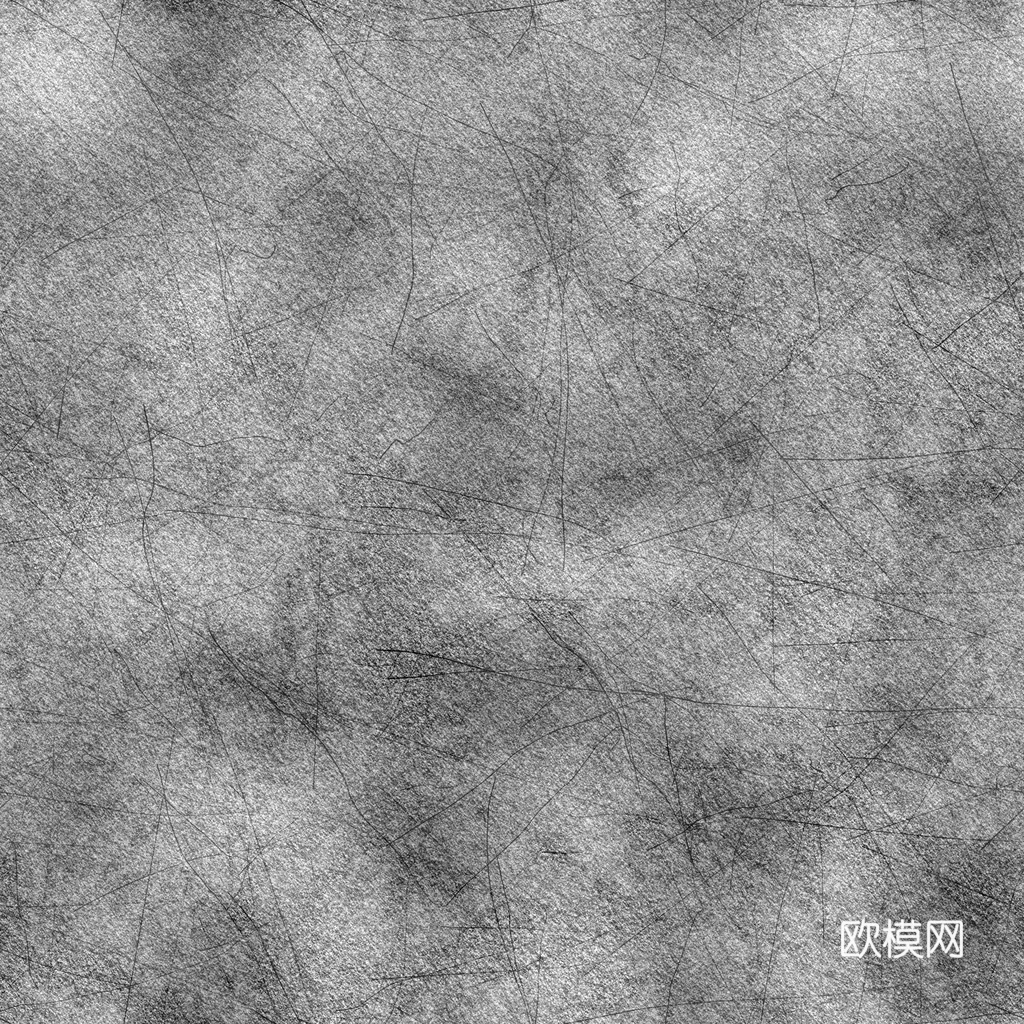 无缝磨砂哑光金属面板 PBR材质贴图 1k