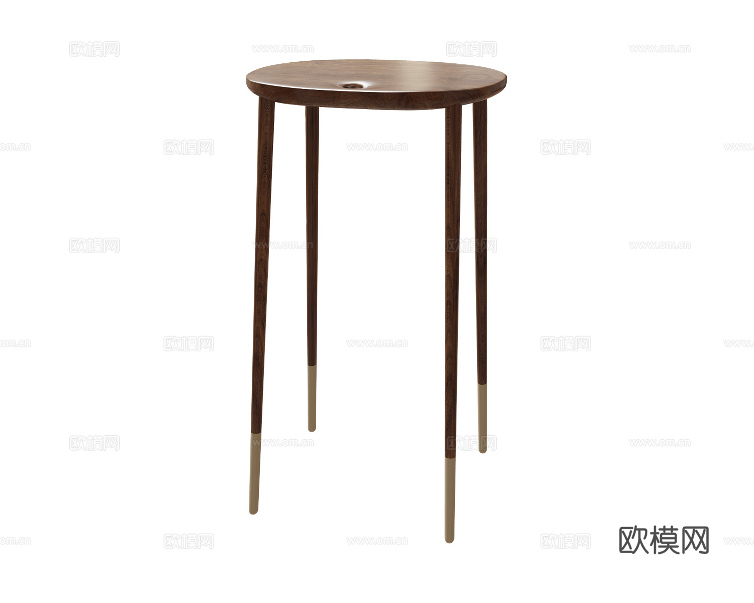 Porada 中古风咖啡桌 边几3d模型下载