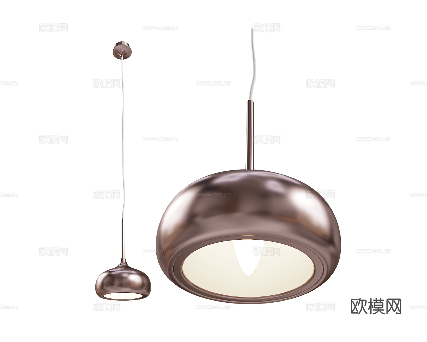 Maxlight 轻奢小吊灯3d模型下载