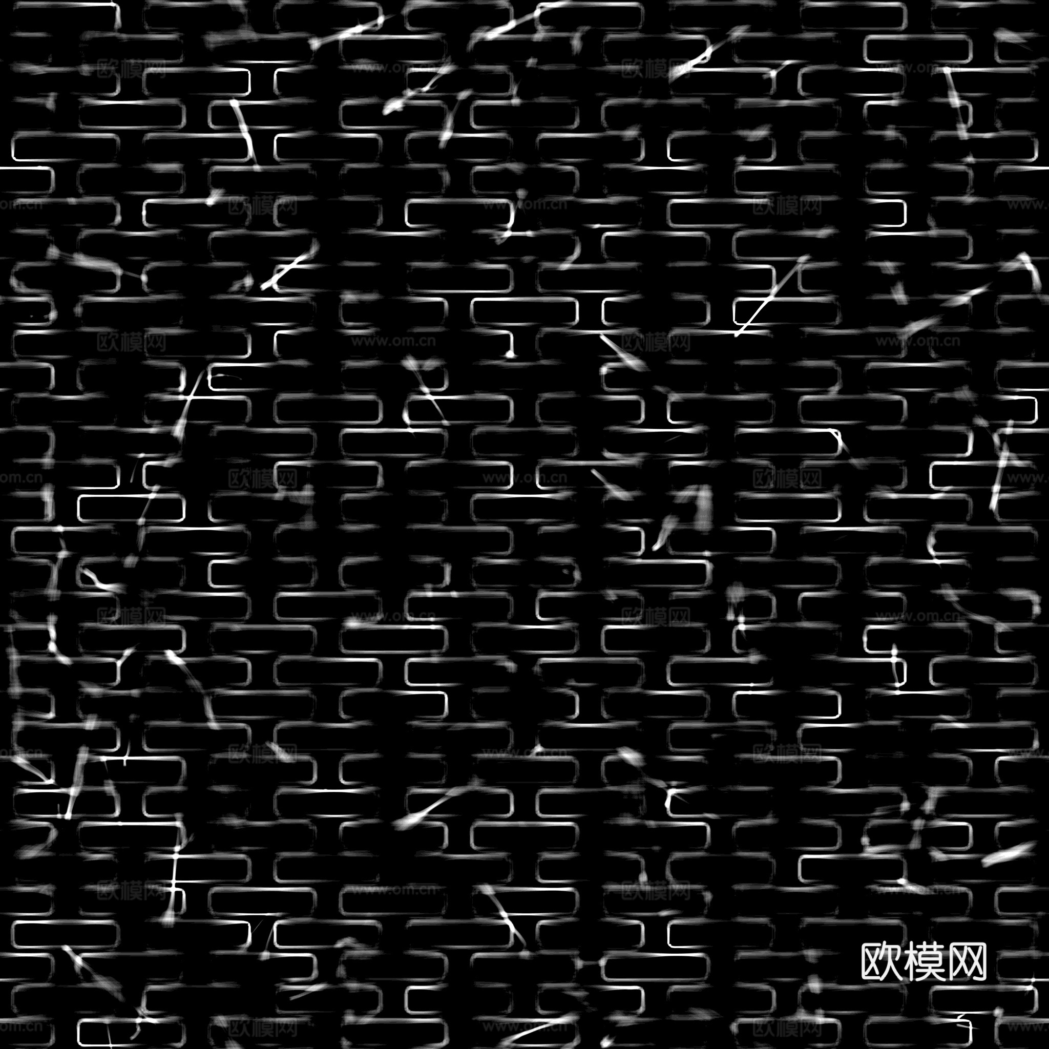 无缝金属穿孔板 PBR材质贴图 2k