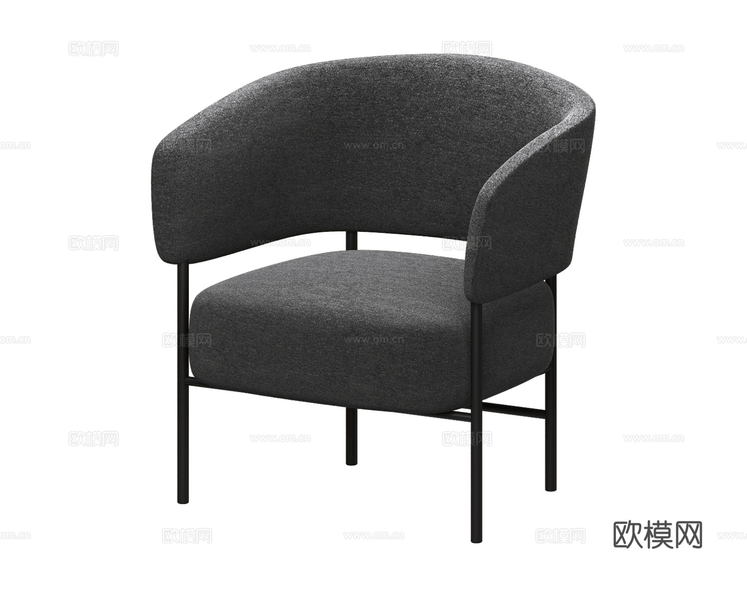 Blasco&Vila 意式休闲椅3d模型下载