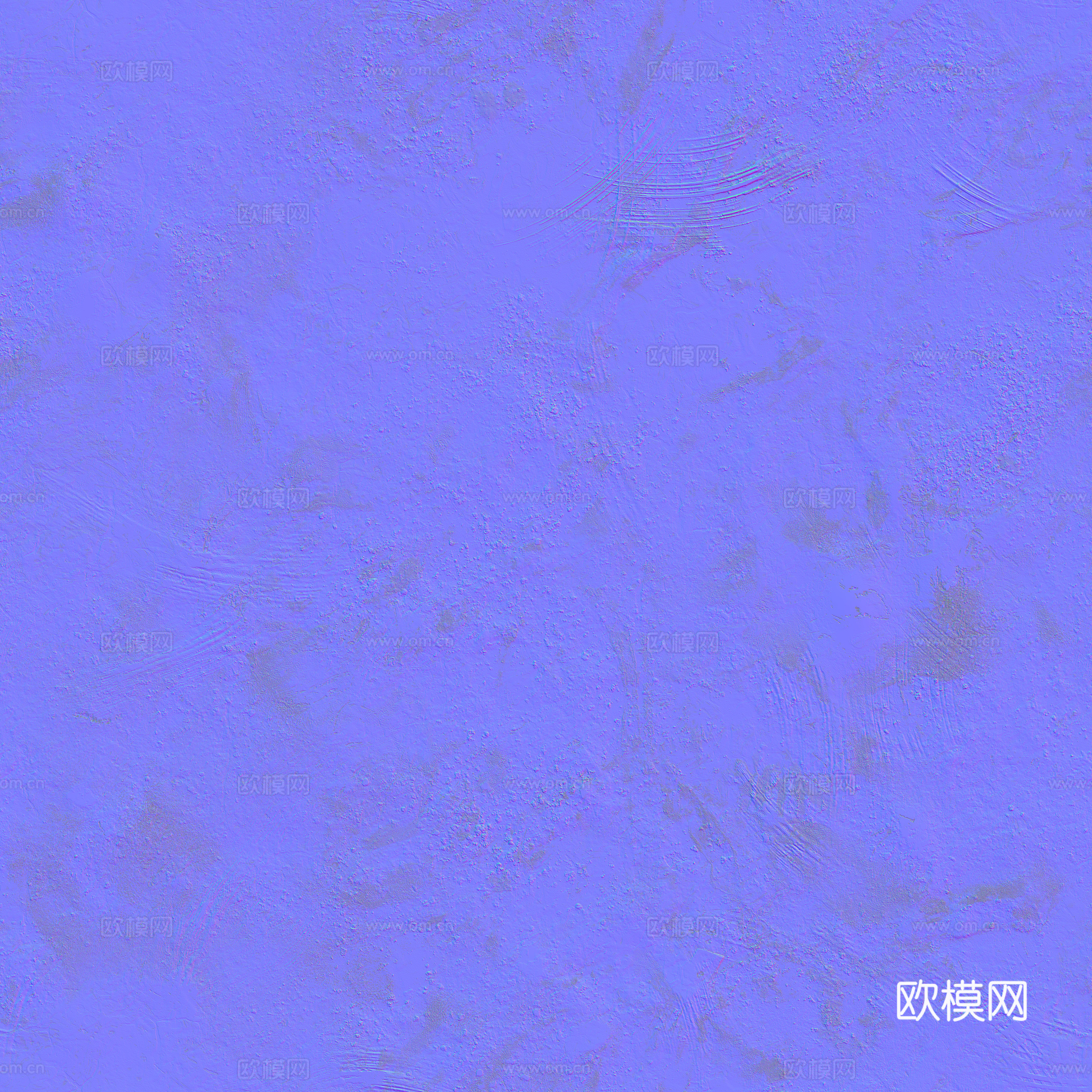 无缝做旧铁锈金属板 PBR材质贴图 2k