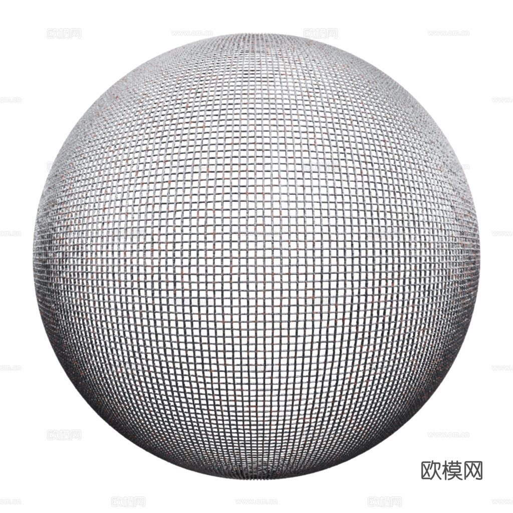 无缝金属穿孔板 PBR材质贴图 2k