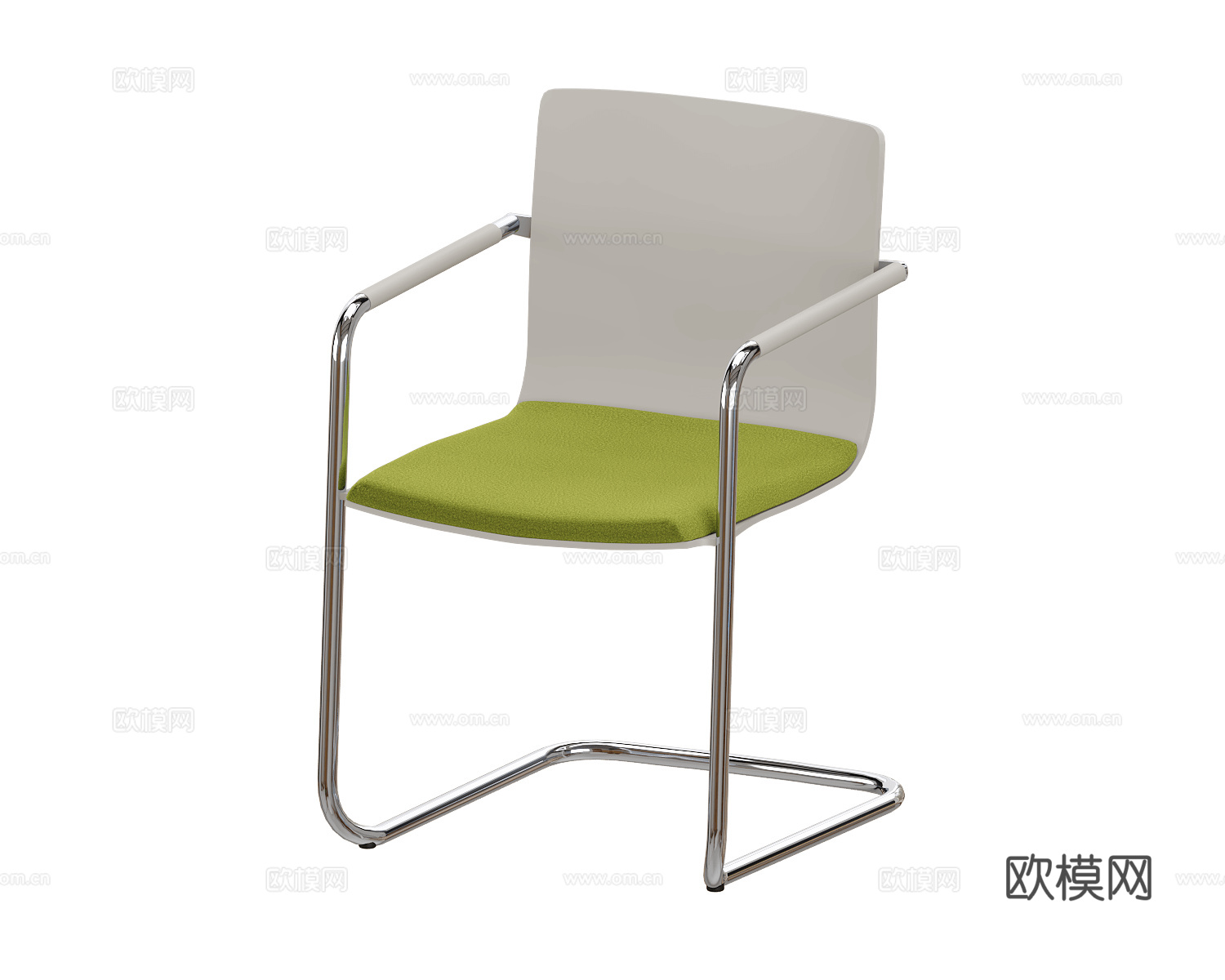 Wilkhahn 扶手办公椅3d模型下载