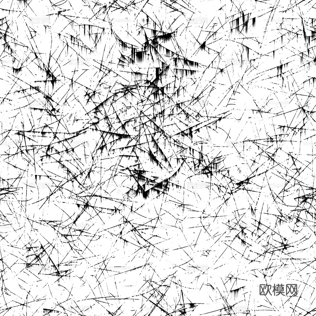 无缝做旧划痕铁锈金属面板 PBR材质贴图 1k