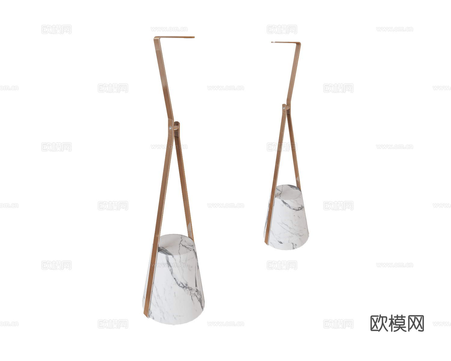 Muuto 原木风边几3d模型下载