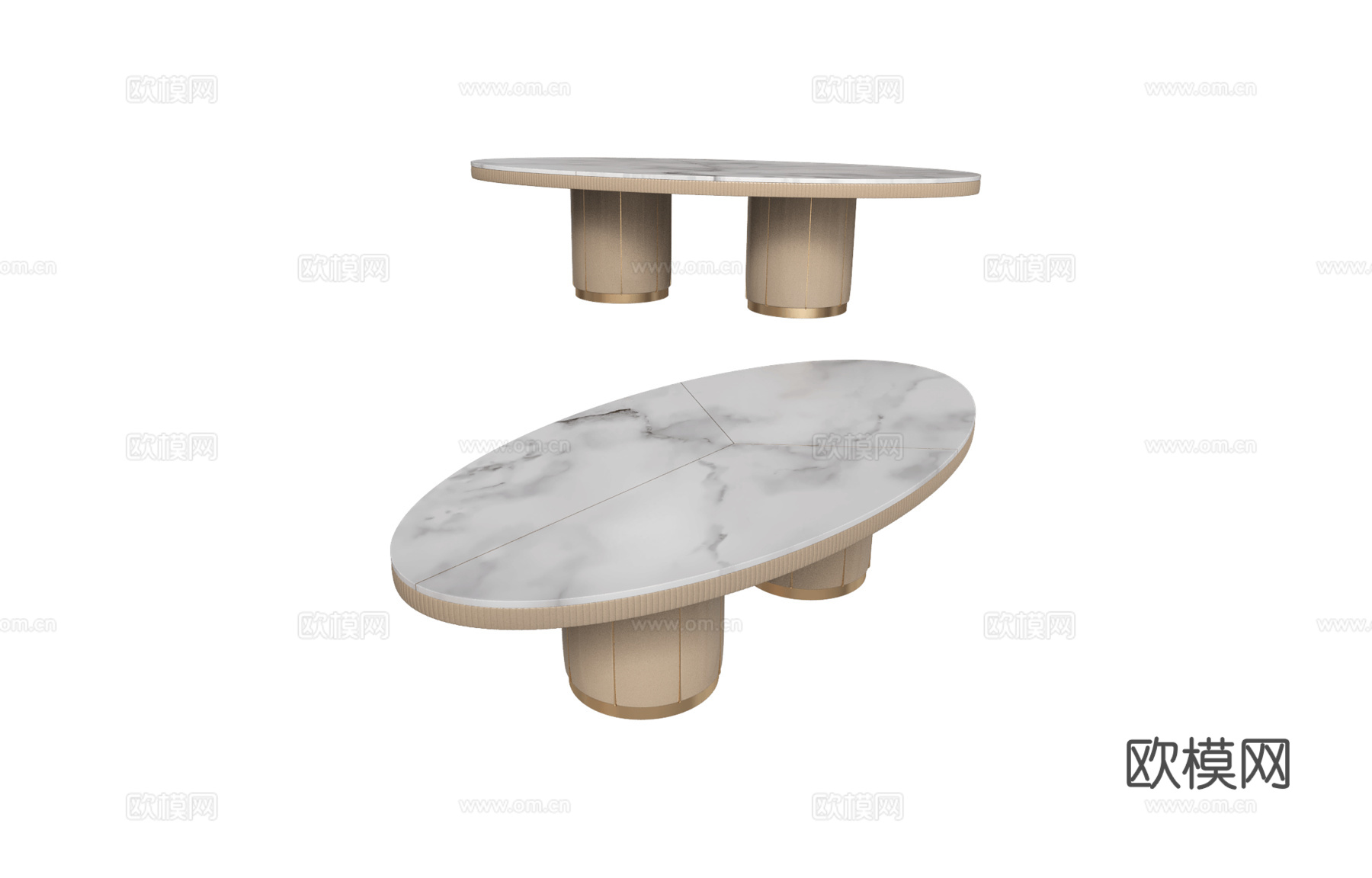 Luigi Volpi 茶几3d模型下载