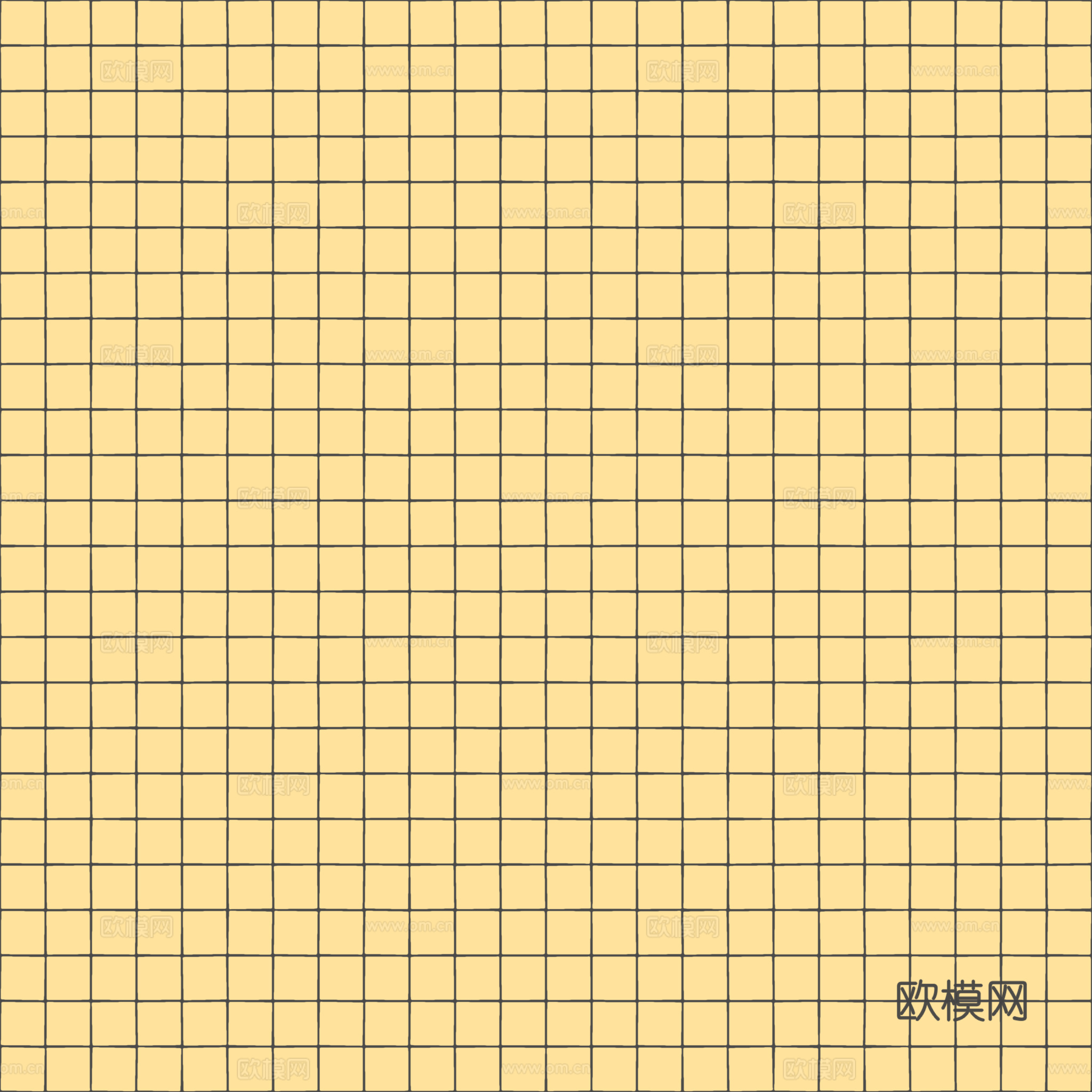 无缝装饰金属板金黄色 PBR材质贴图 2k
