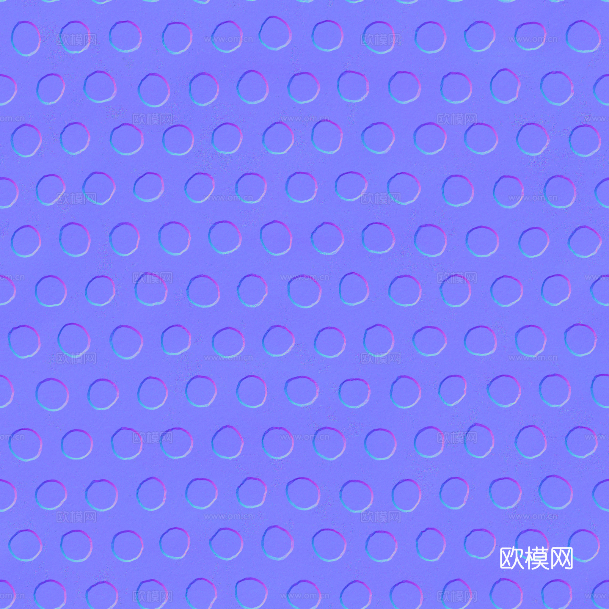 无缝压花金属板铁板钢板 PBR材质贴图 2k