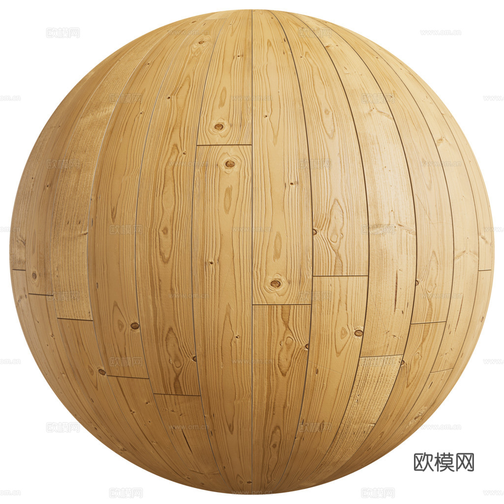 无缝木地板工字铺 PBR材质贴图 1k