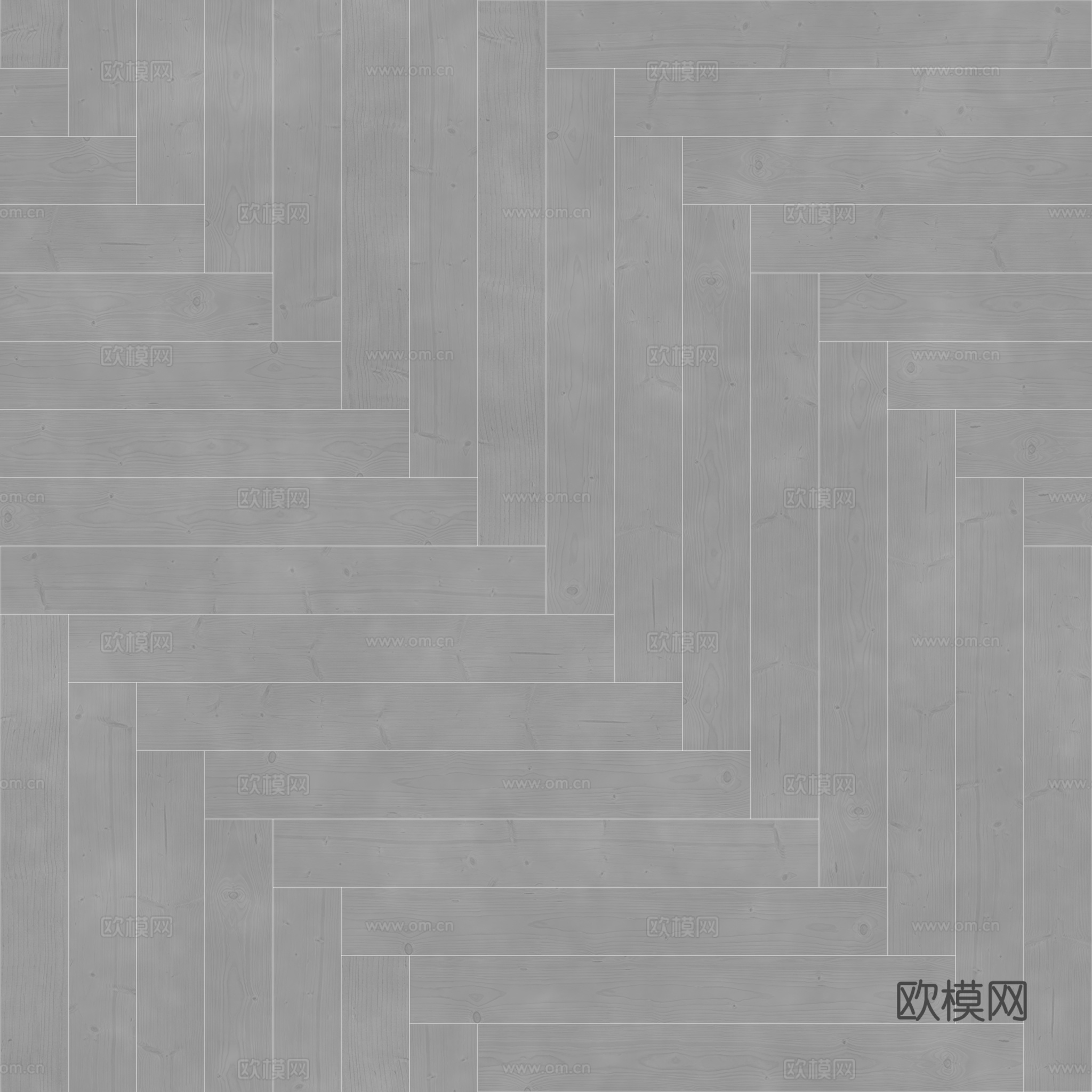 无缝木地板人字铺 PBR材质贴图 2k