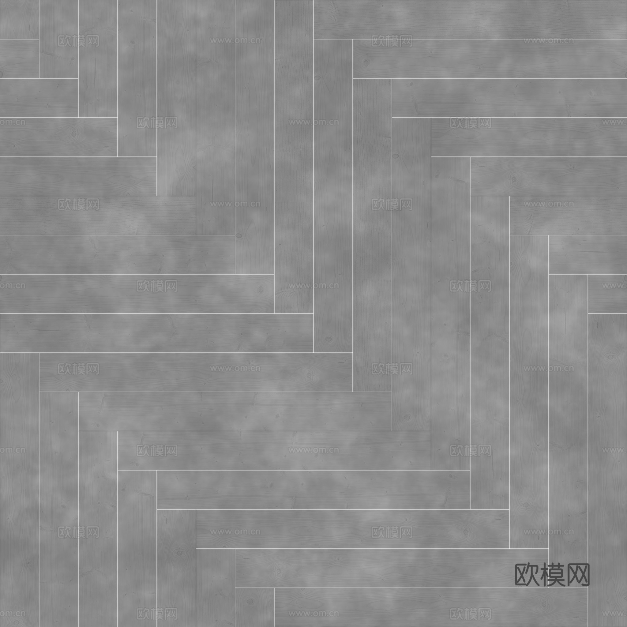 无缝木地板人字铺 PBR材质贴图 2k