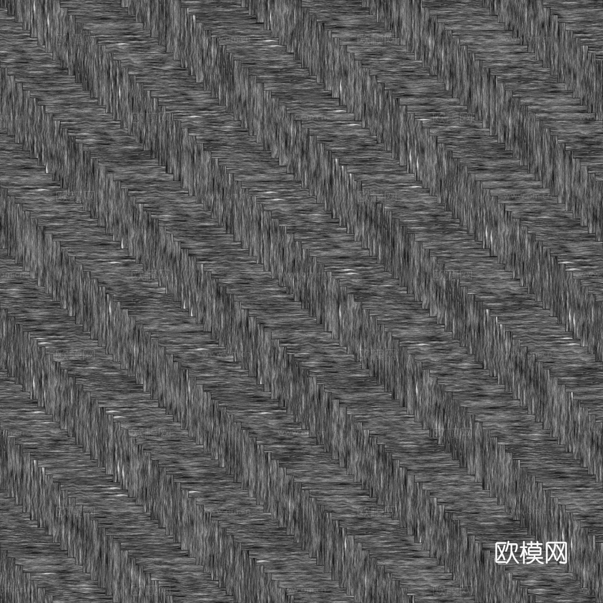 无缝木地板人字铺 PBR材质贴图 2k