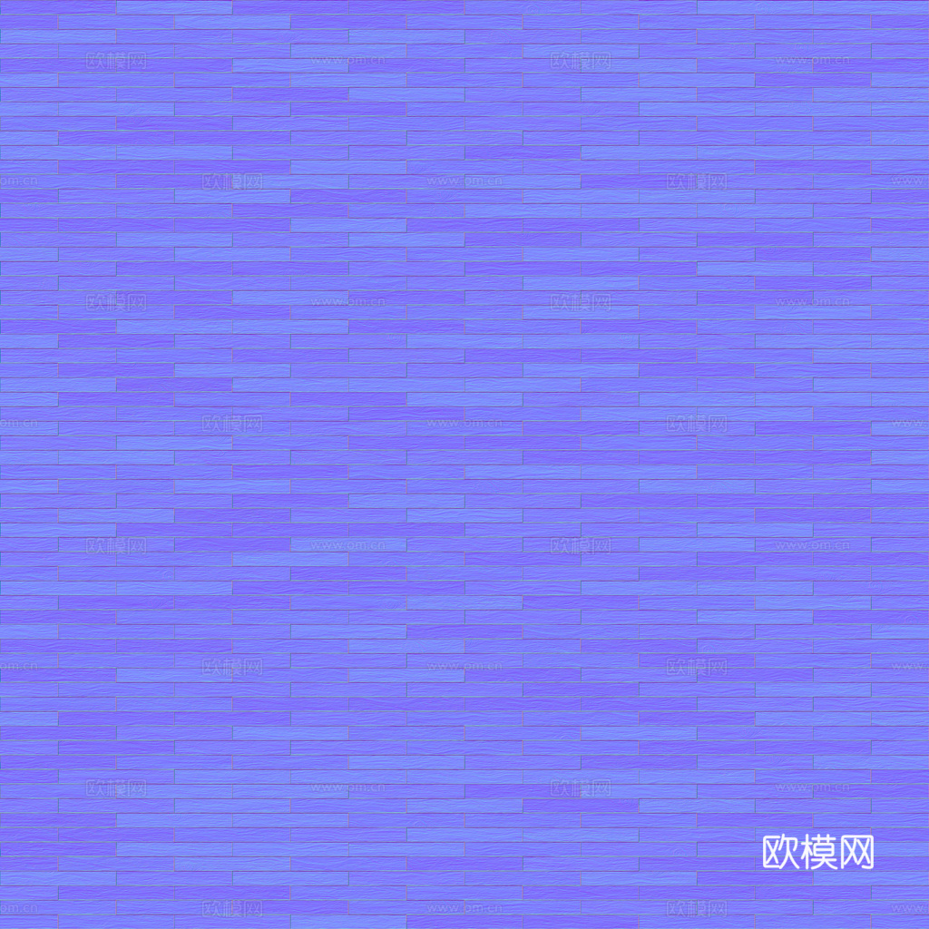 无缝木地板工字铺 PBR材质贴图 1k