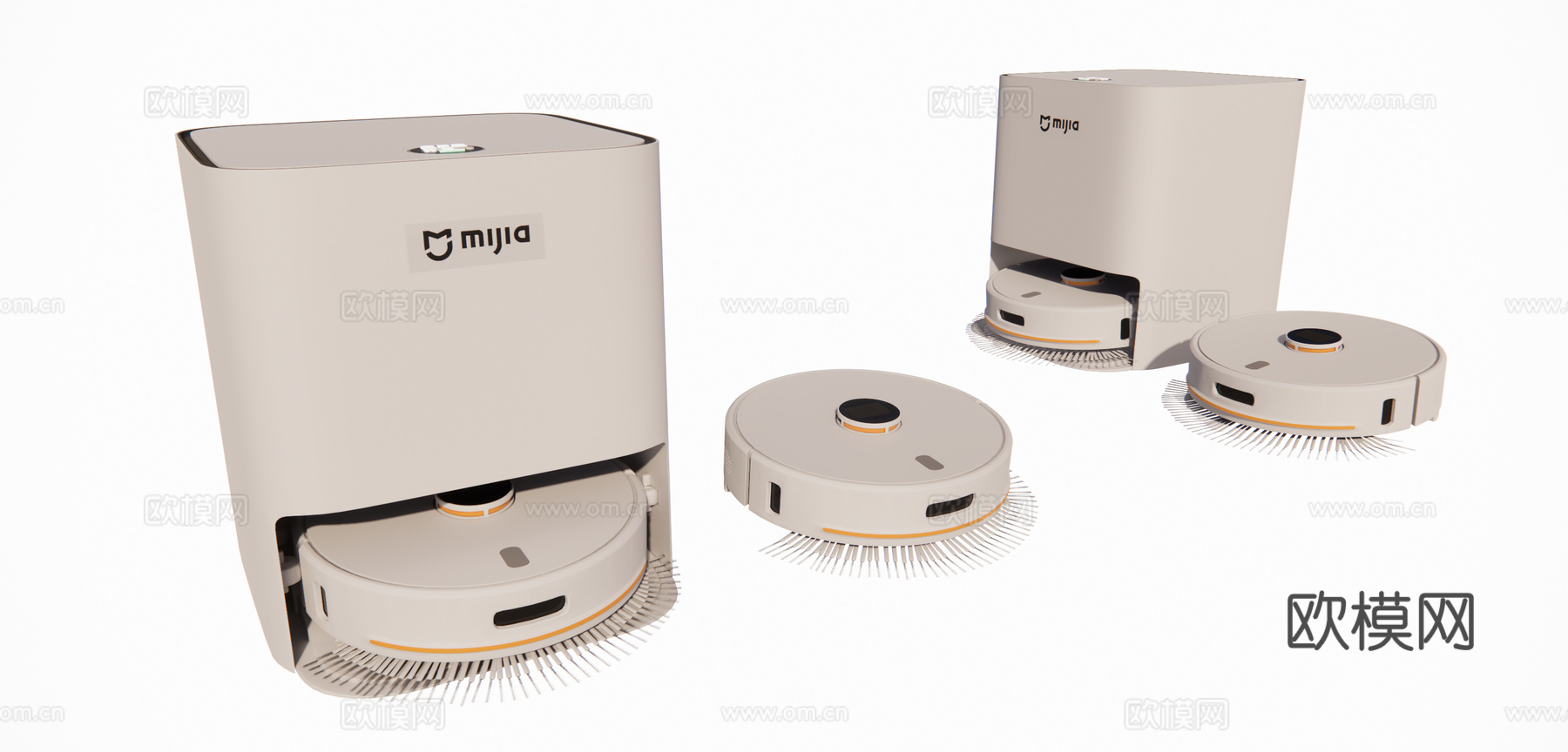 家电 扫地机器人su模型