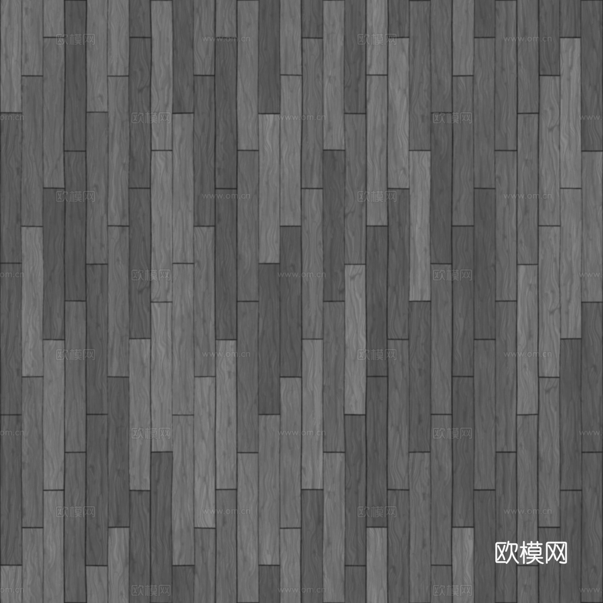 无缝木地板工字铺 PBR材质贴图 2k