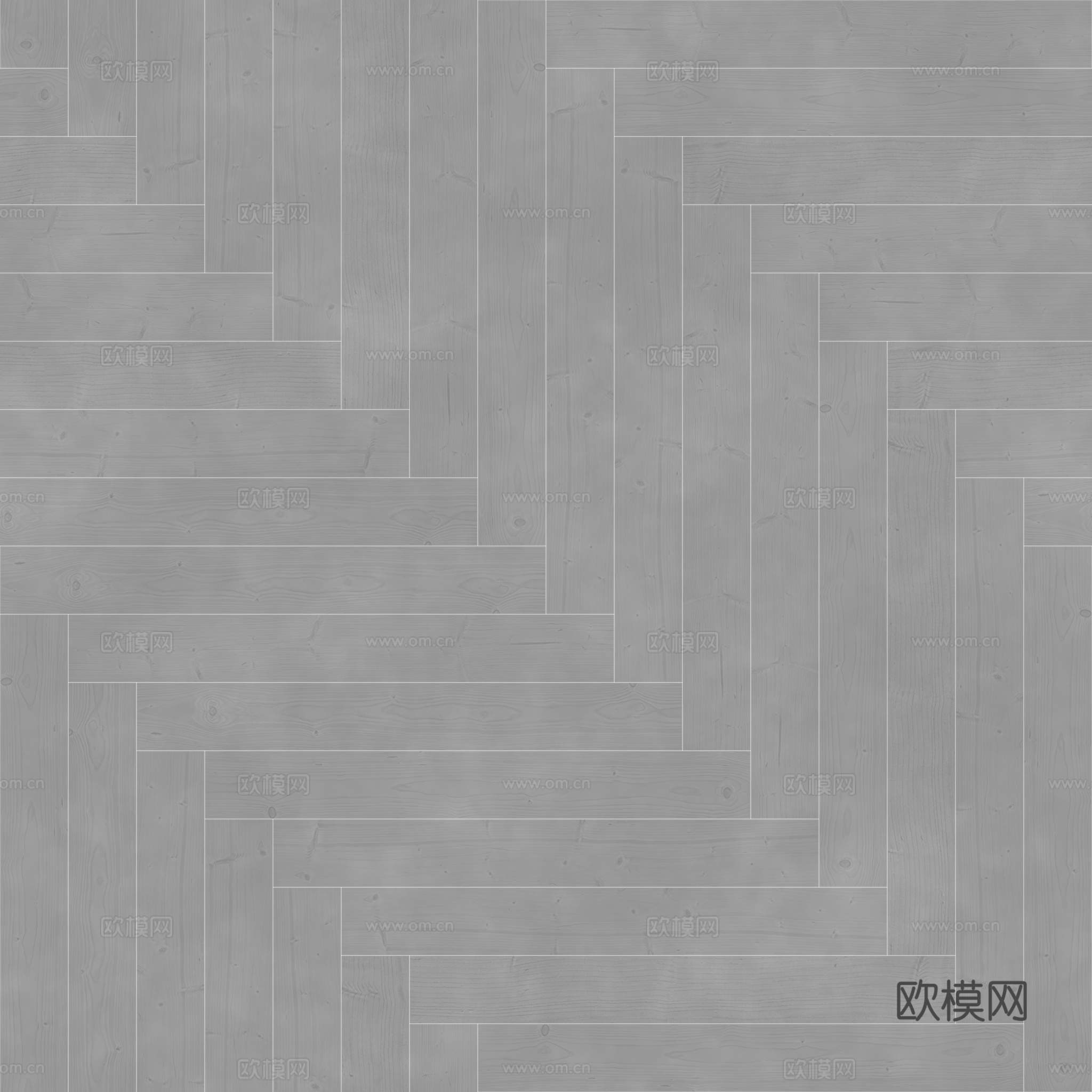 无缝木地板人字铺 PBR材质贴图 2k