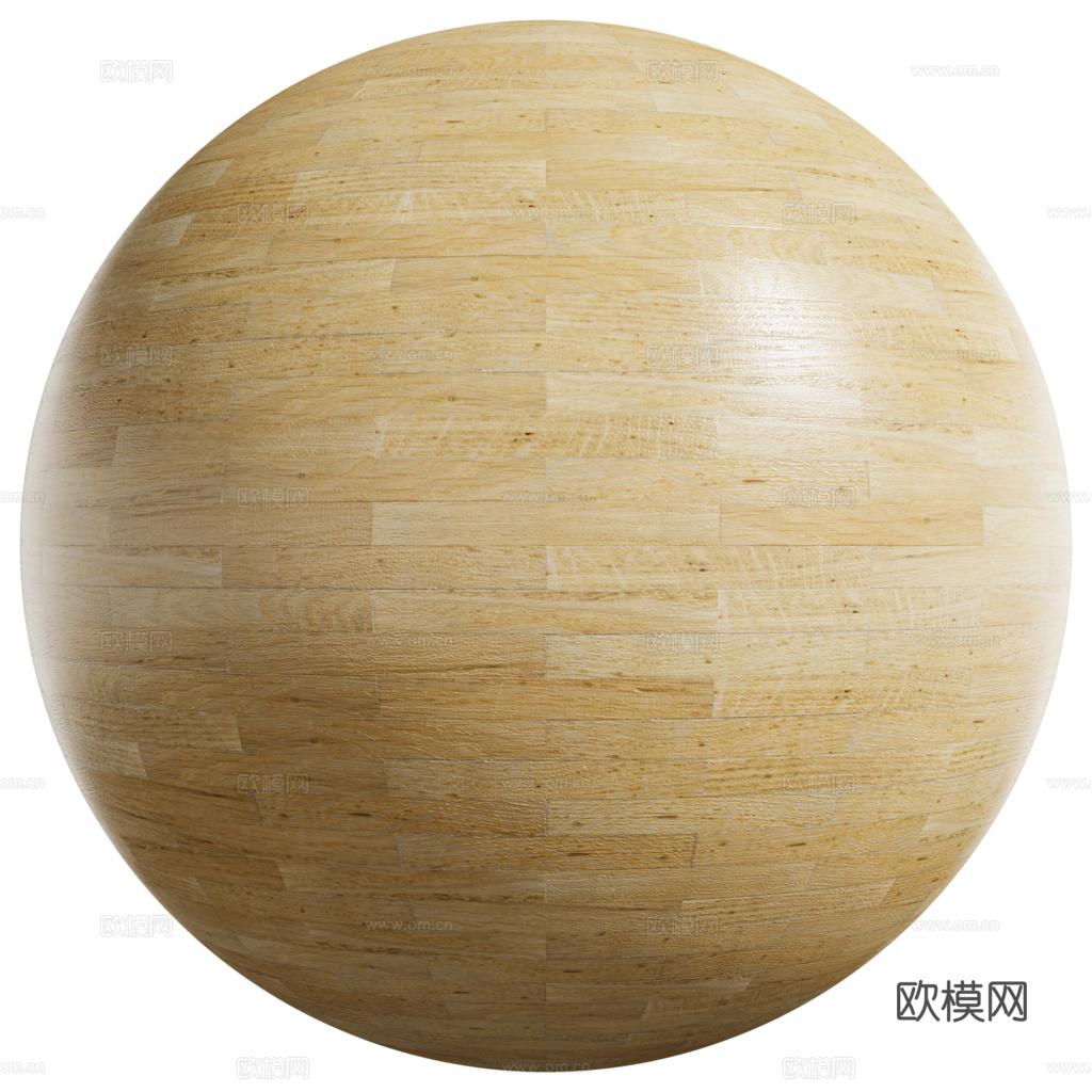 无缝木地板工字铺 PBR材质贴图 2k