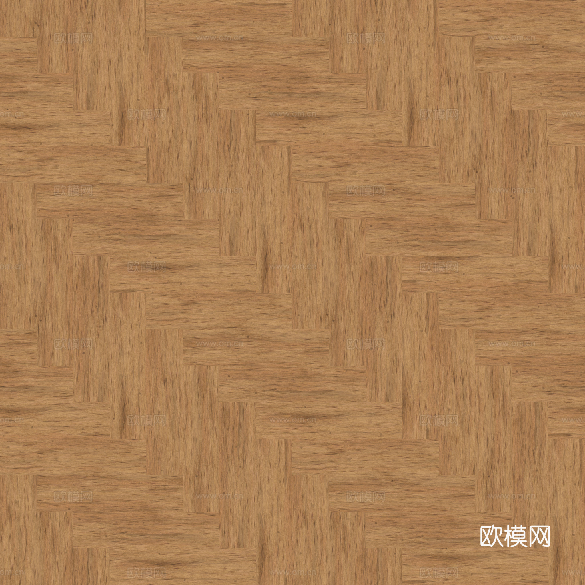 无缝木地板人字铺 PBR材质贴图 2k