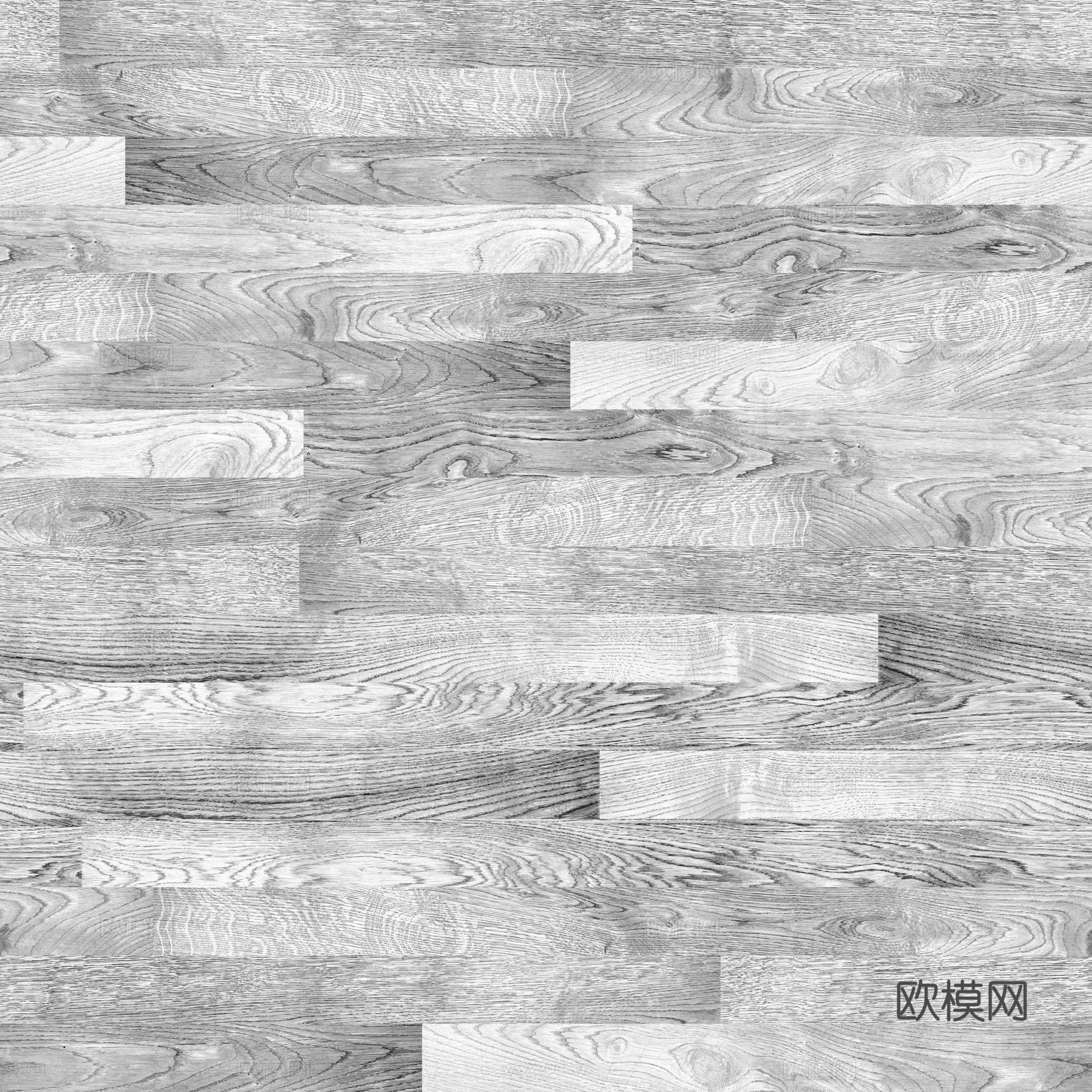 无缝木地板工字铺 PBR材质贴图 2k