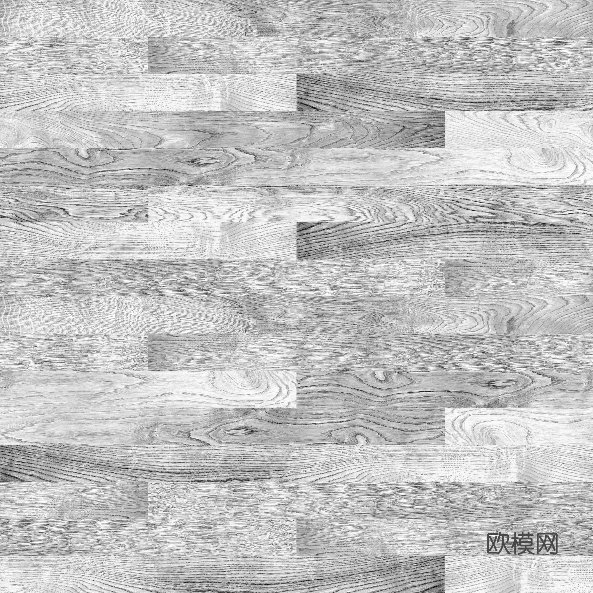 无缝木地板工字铺 PBR材质贴图 2k