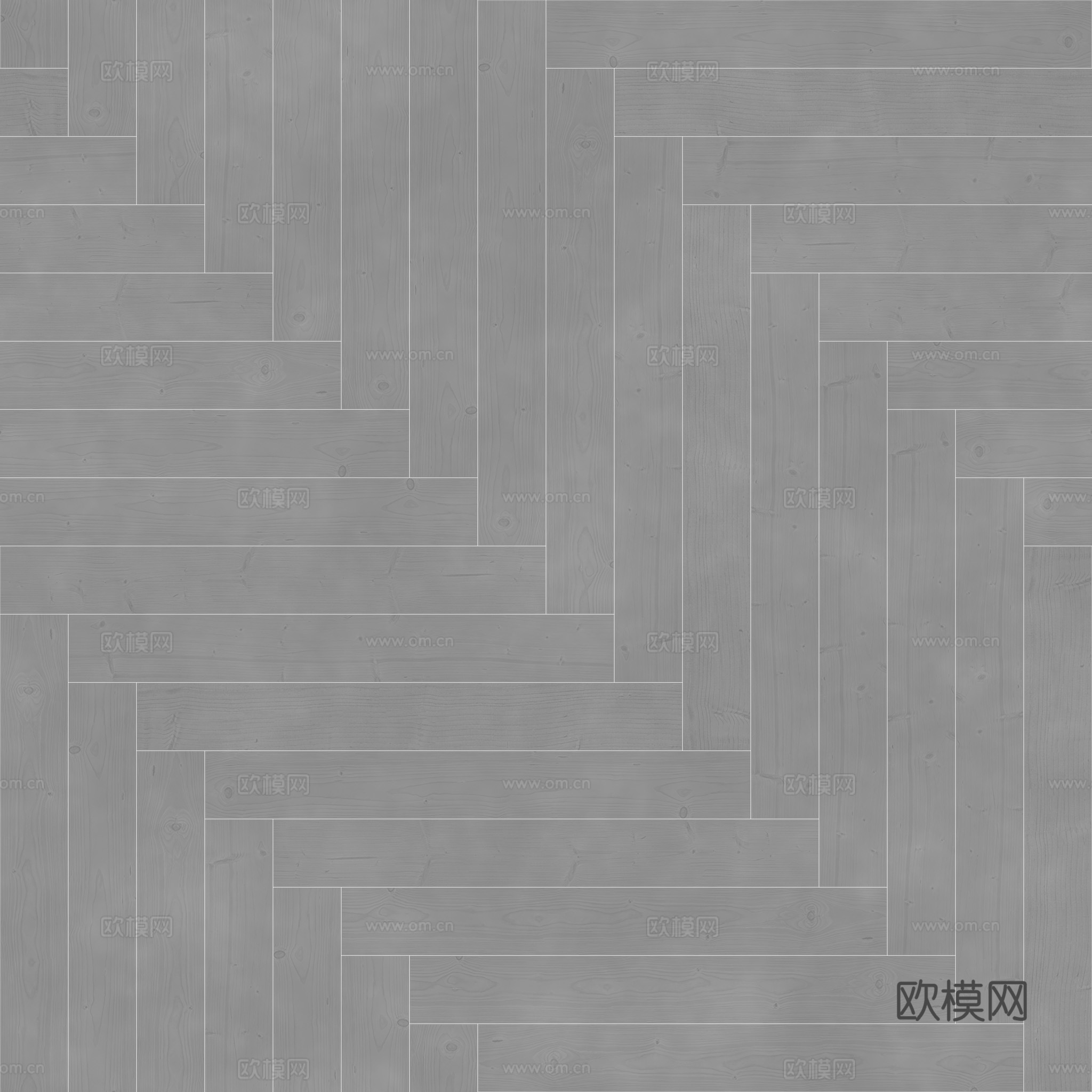 无缝木地板人字铺 PBR材质贴图 2k