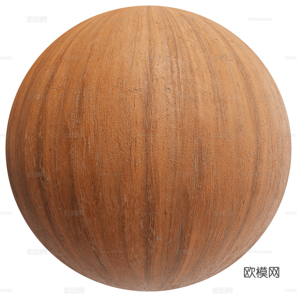 无缝老旧木纹 PBR材质贴图 2k
