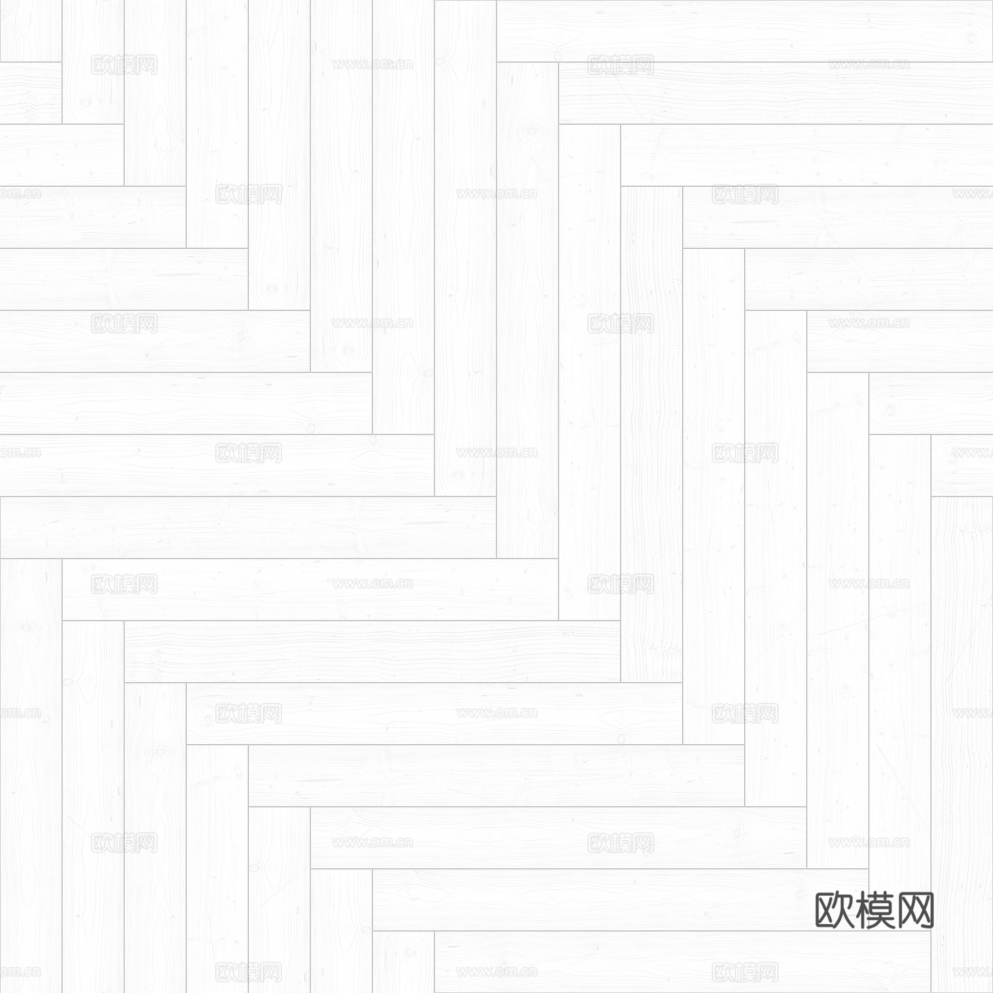 无缝木地板人字铺 PBR材质贴图 2k