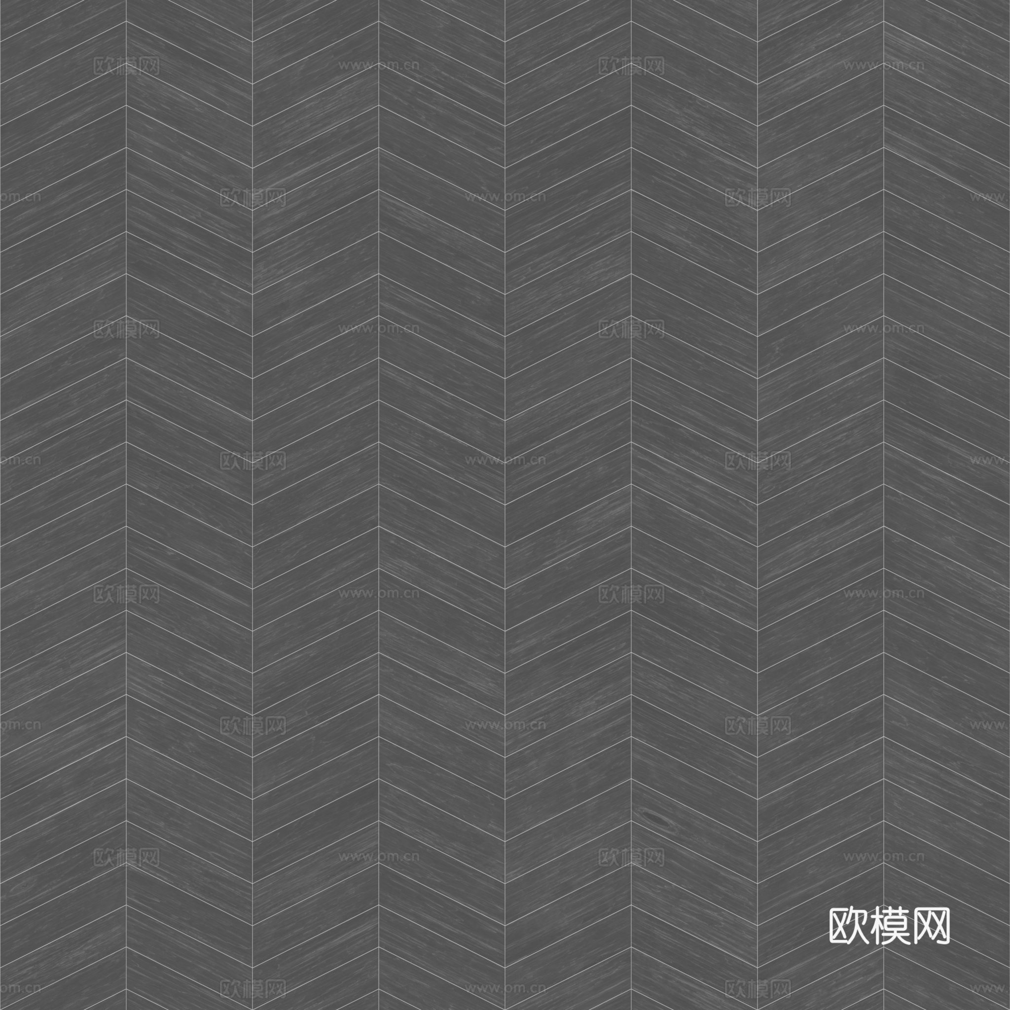 无缝木地板鱼骨铺 PBR材质贴图 2k