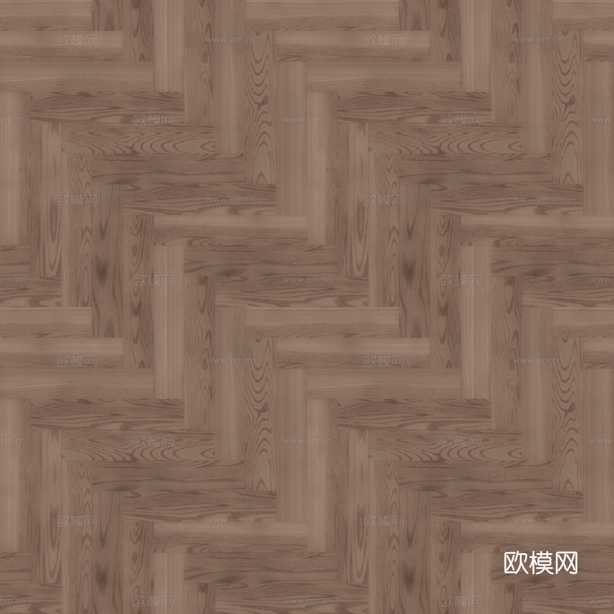 无缝木地板人字铺 PBR材质贴图 2k