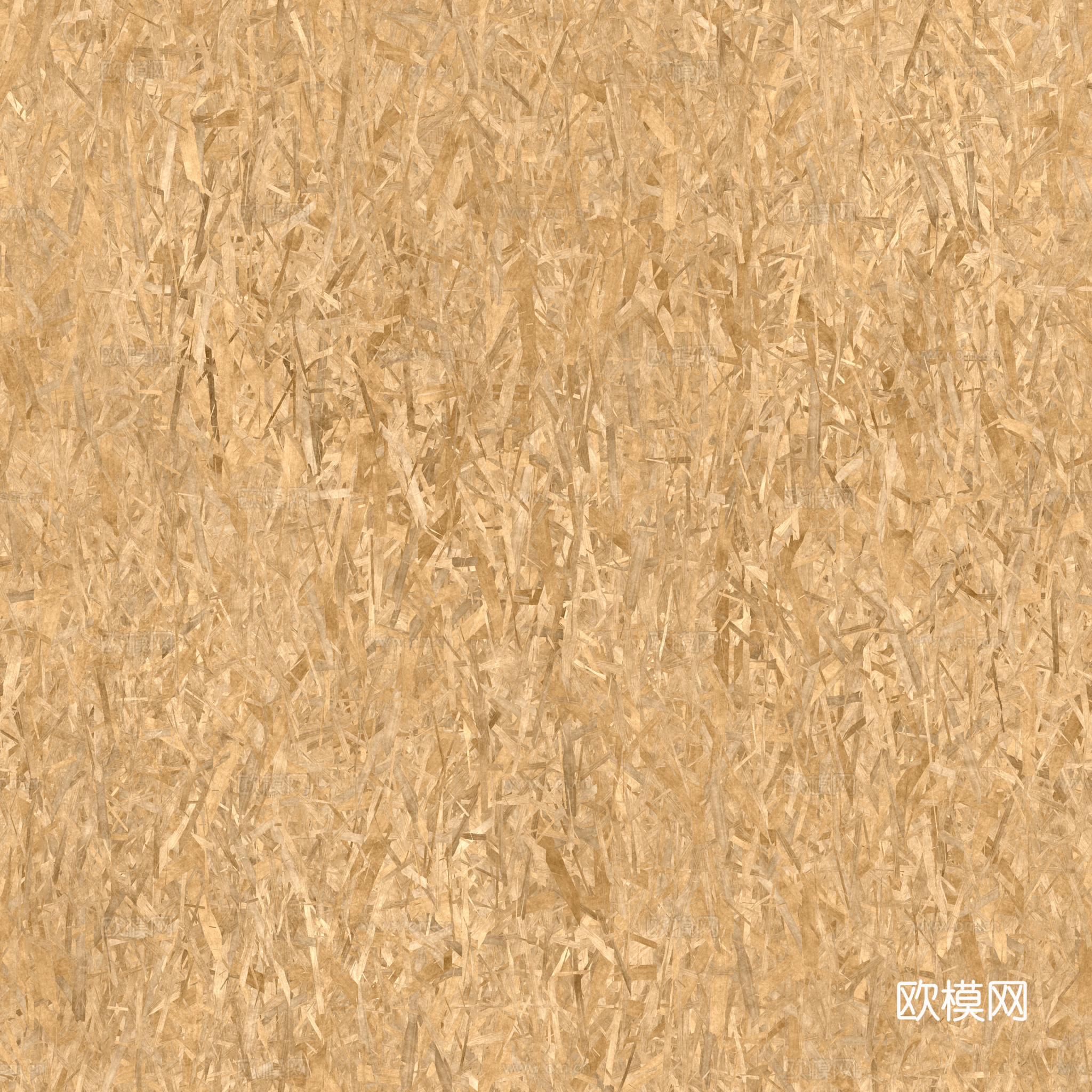 刨花板欧松板OSB板 PBR材质贴图 2k