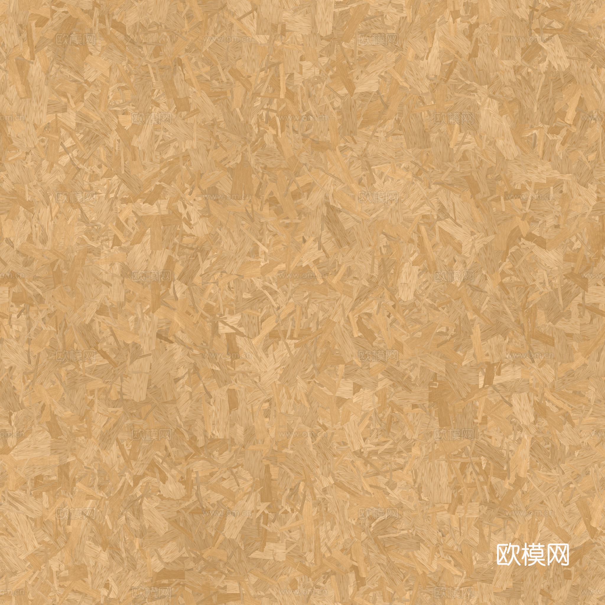 刨花板欧松板OSB板 PBR材质贴图 2k