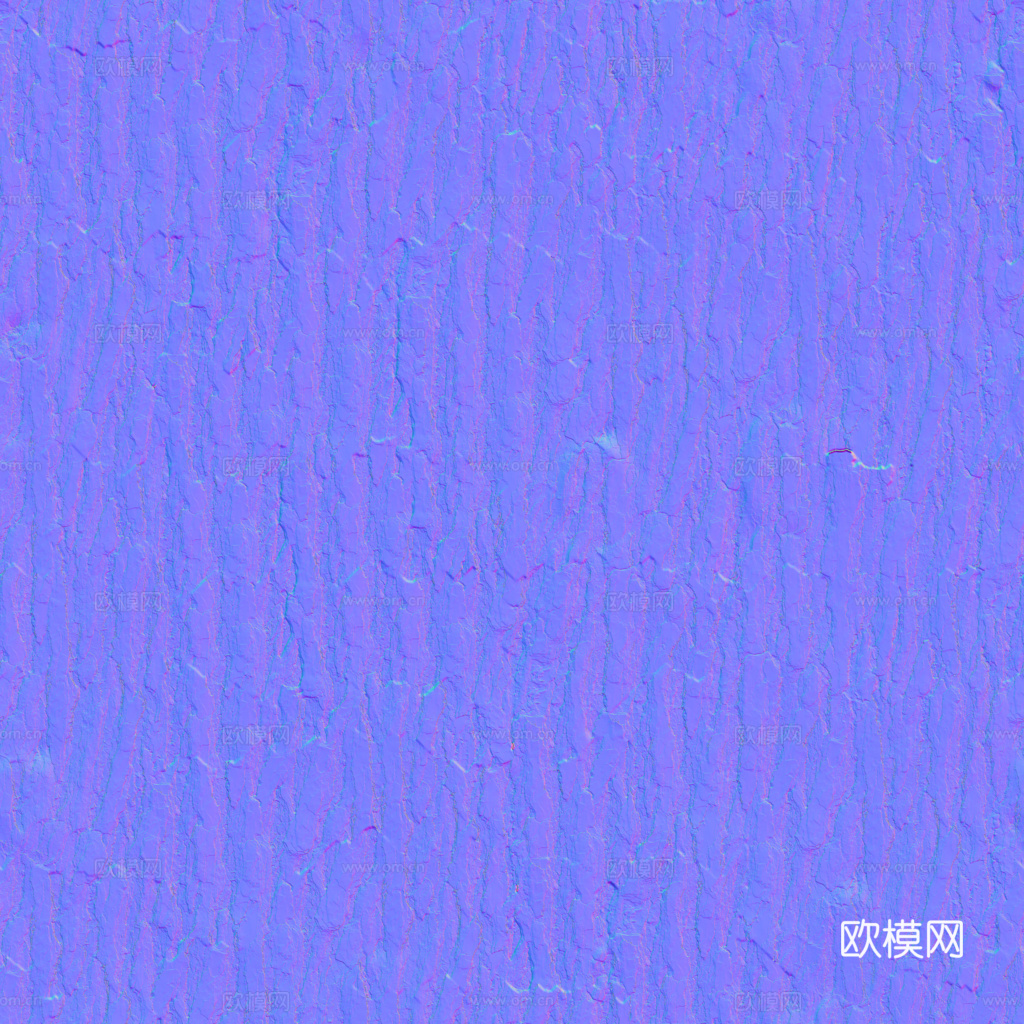 树皮 PBR材质贴图 1k