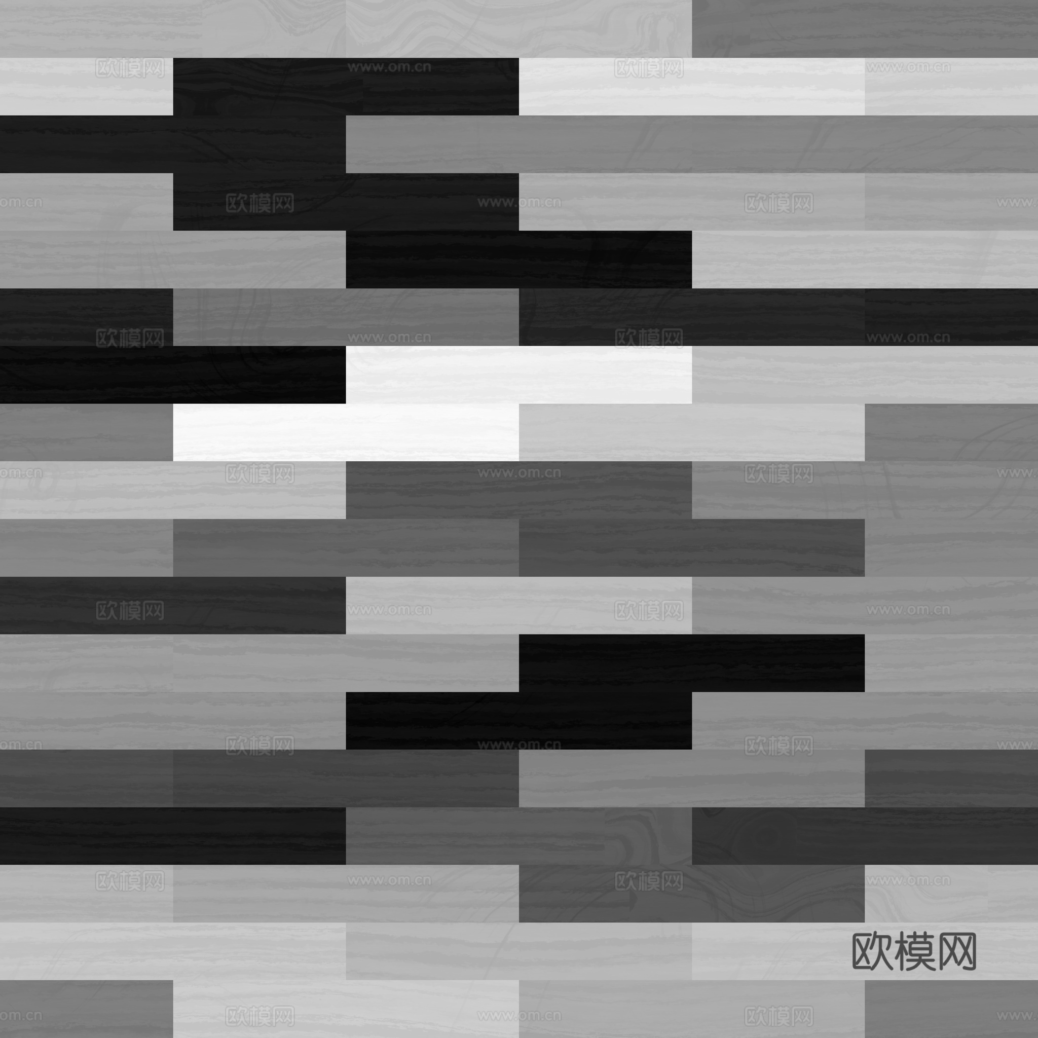 无缝木地板工字铺 PBR材质贴图 2k