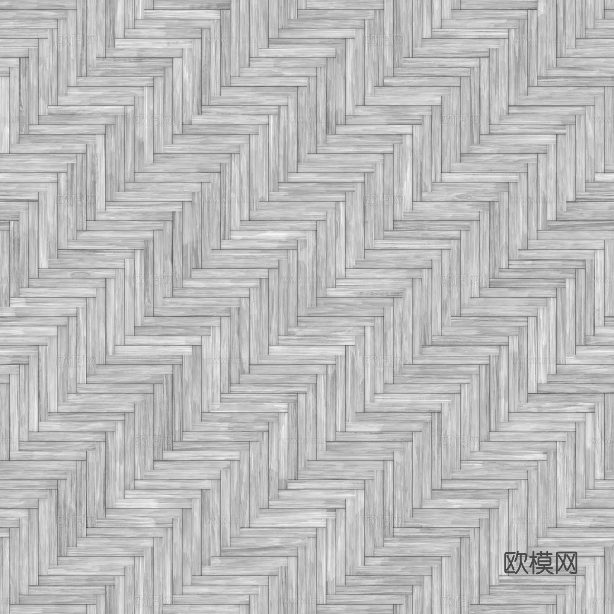 无缝木地板人字铺 PBR材质贴图 2k