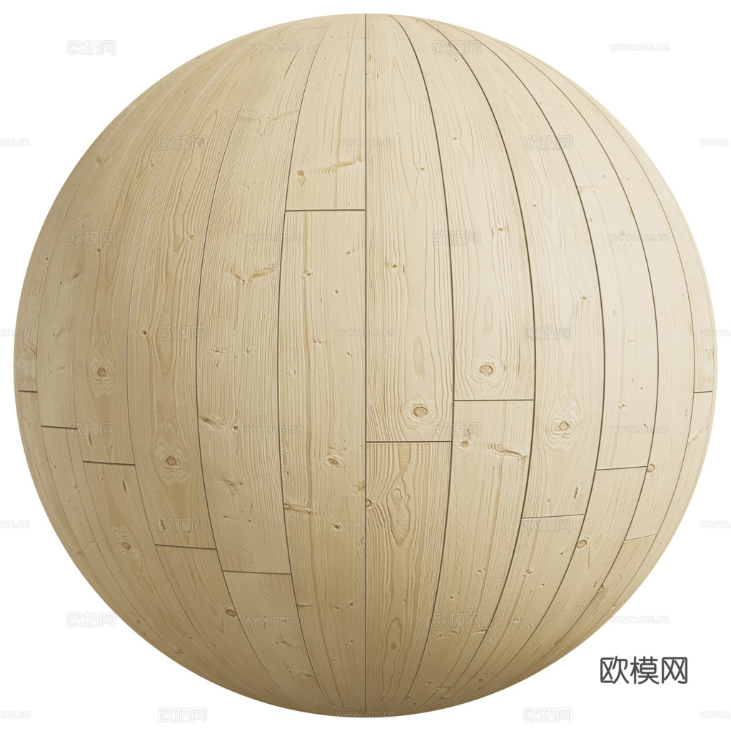 无缝木地板工字铺 PBR材质贴图 1k