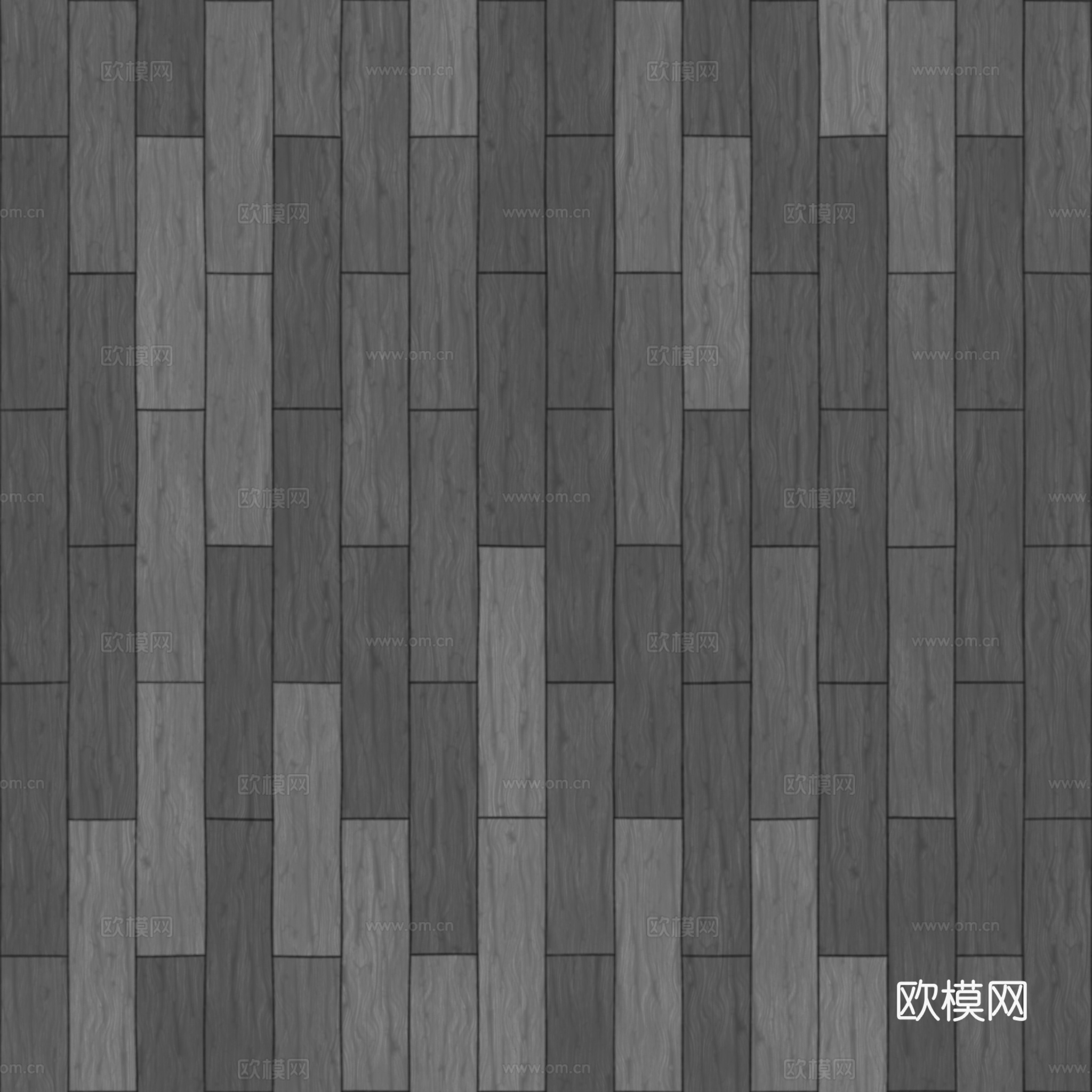 无缝木地板工字铺 PBR材质贴图 2k