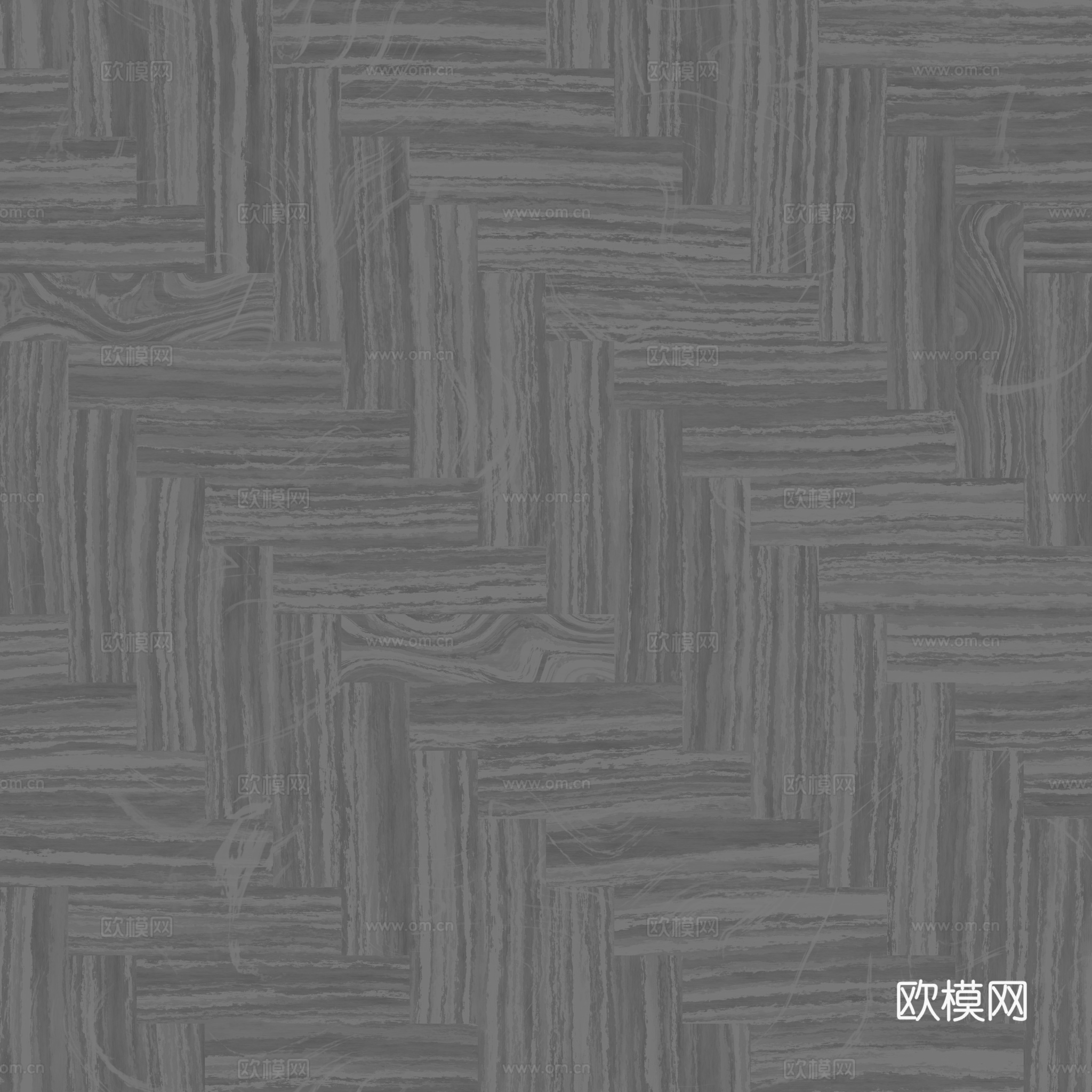 无缝木地板人字铺 PBR材质贴图 2k