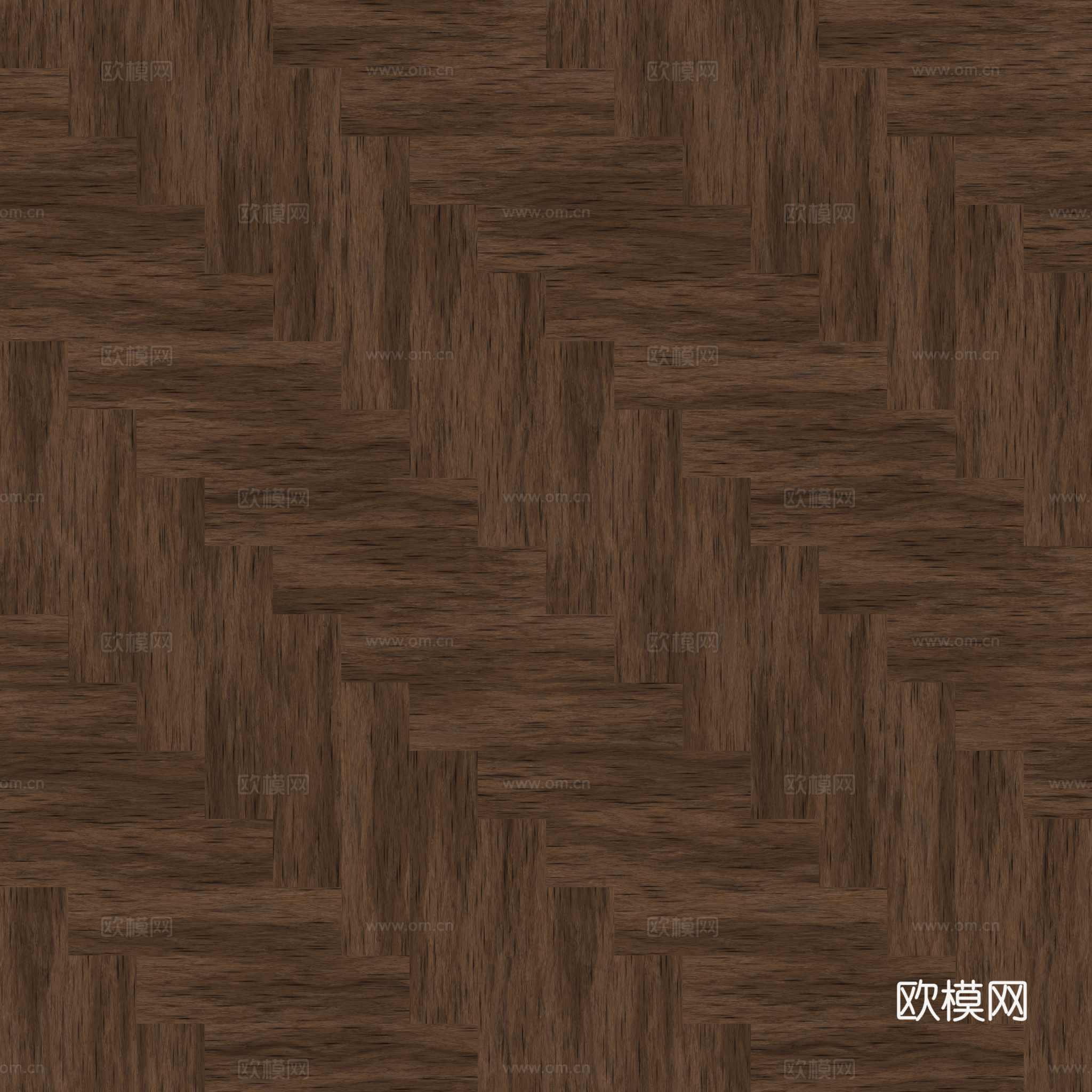 无缝木地板人字铺 PBR材质贴图 2k