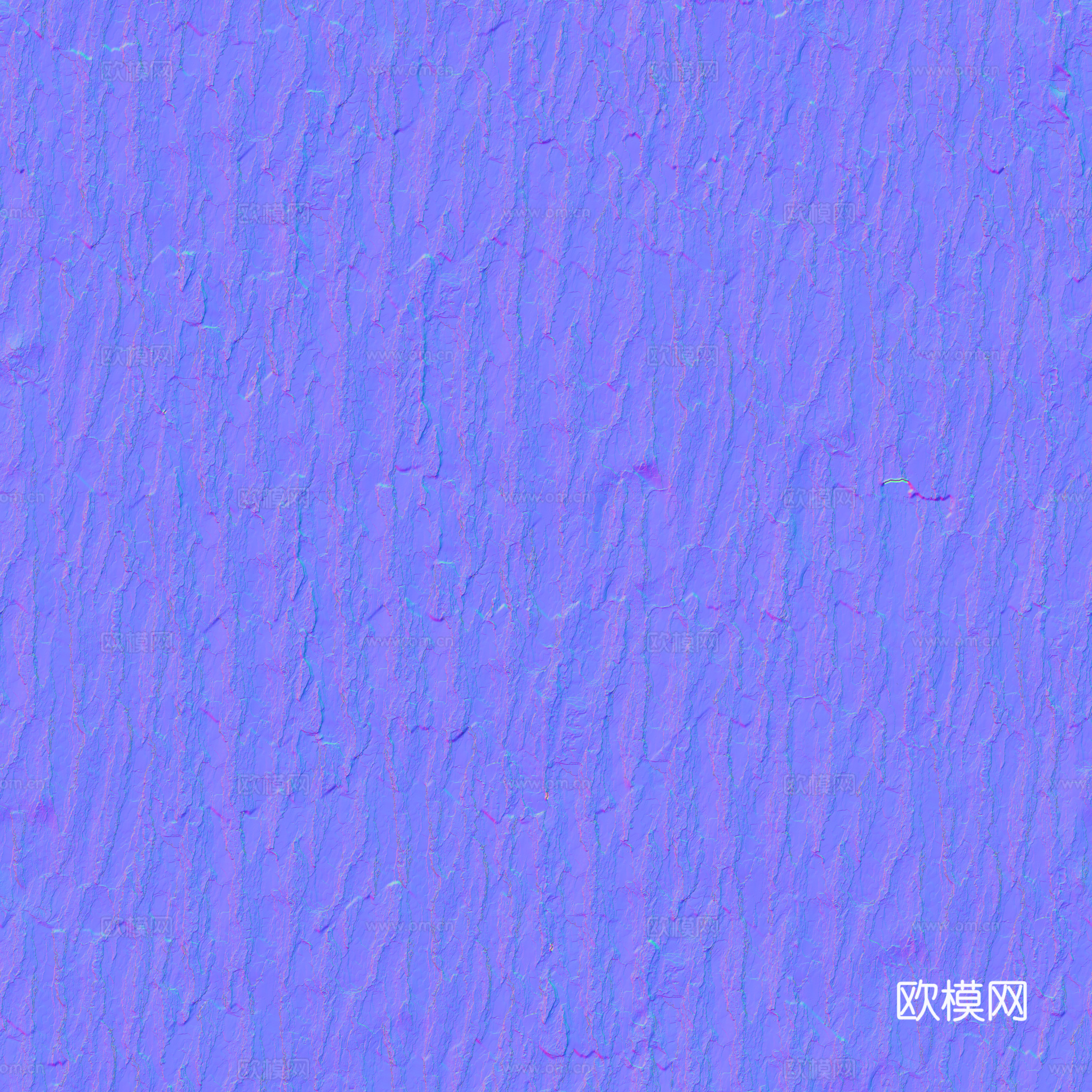 树皮 PBR材质贴图 2k