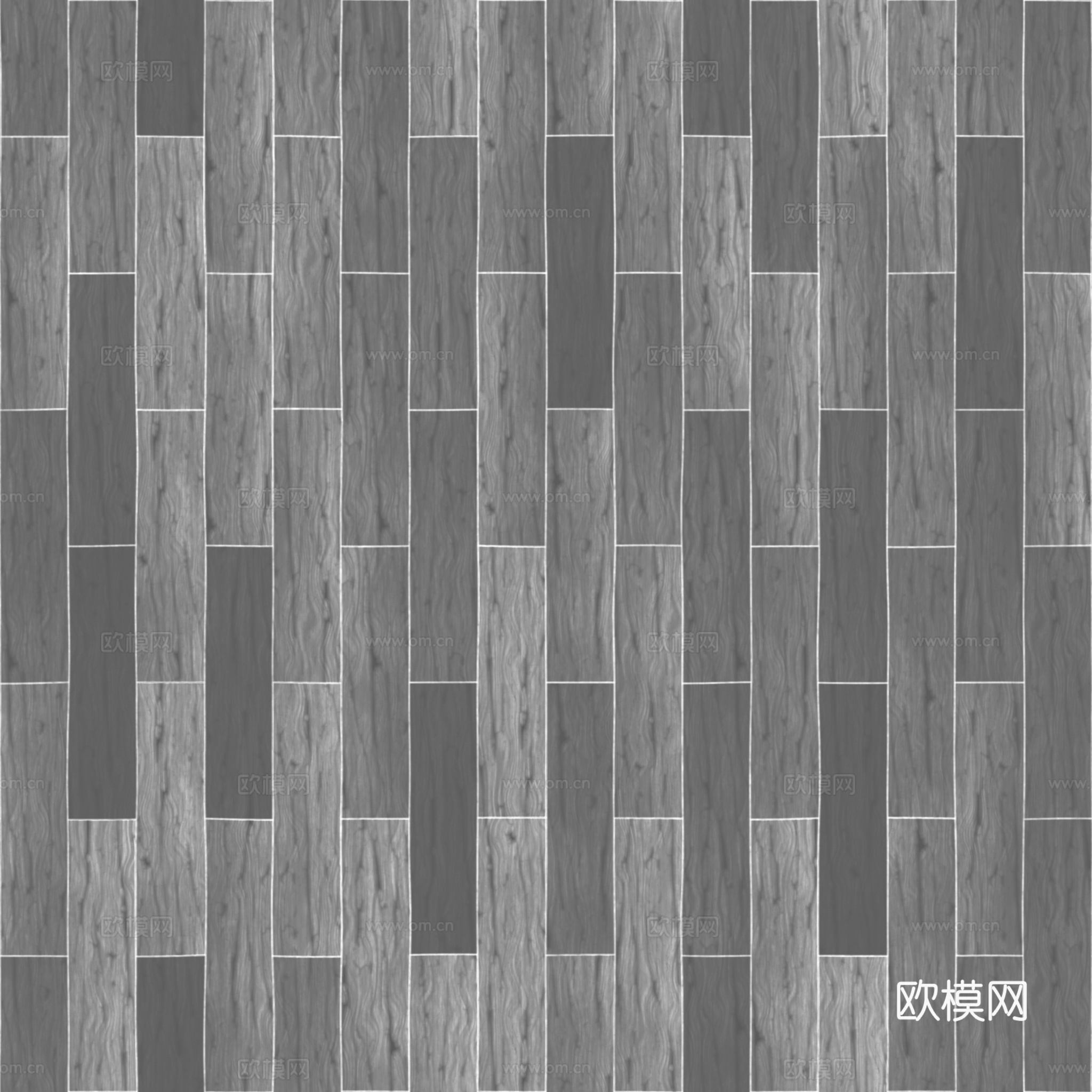 无缝木地板工字铺 PBR材质贴图 2k