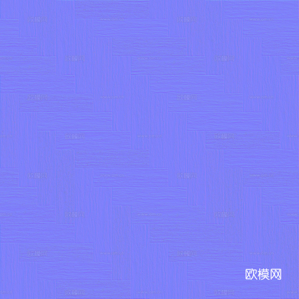 无缝木地板人字铺 PBR材质贴图 1k