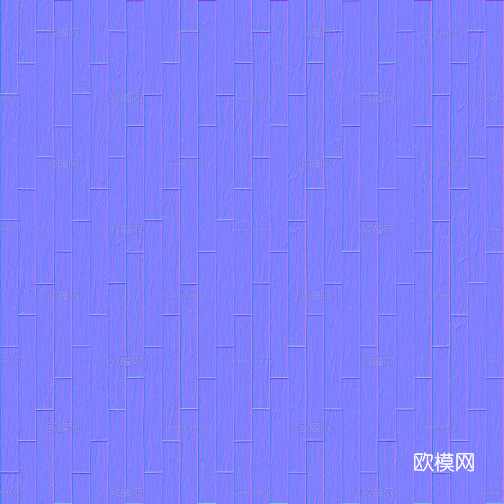 无缝木地板工字铺 PBR材质贴图 1k