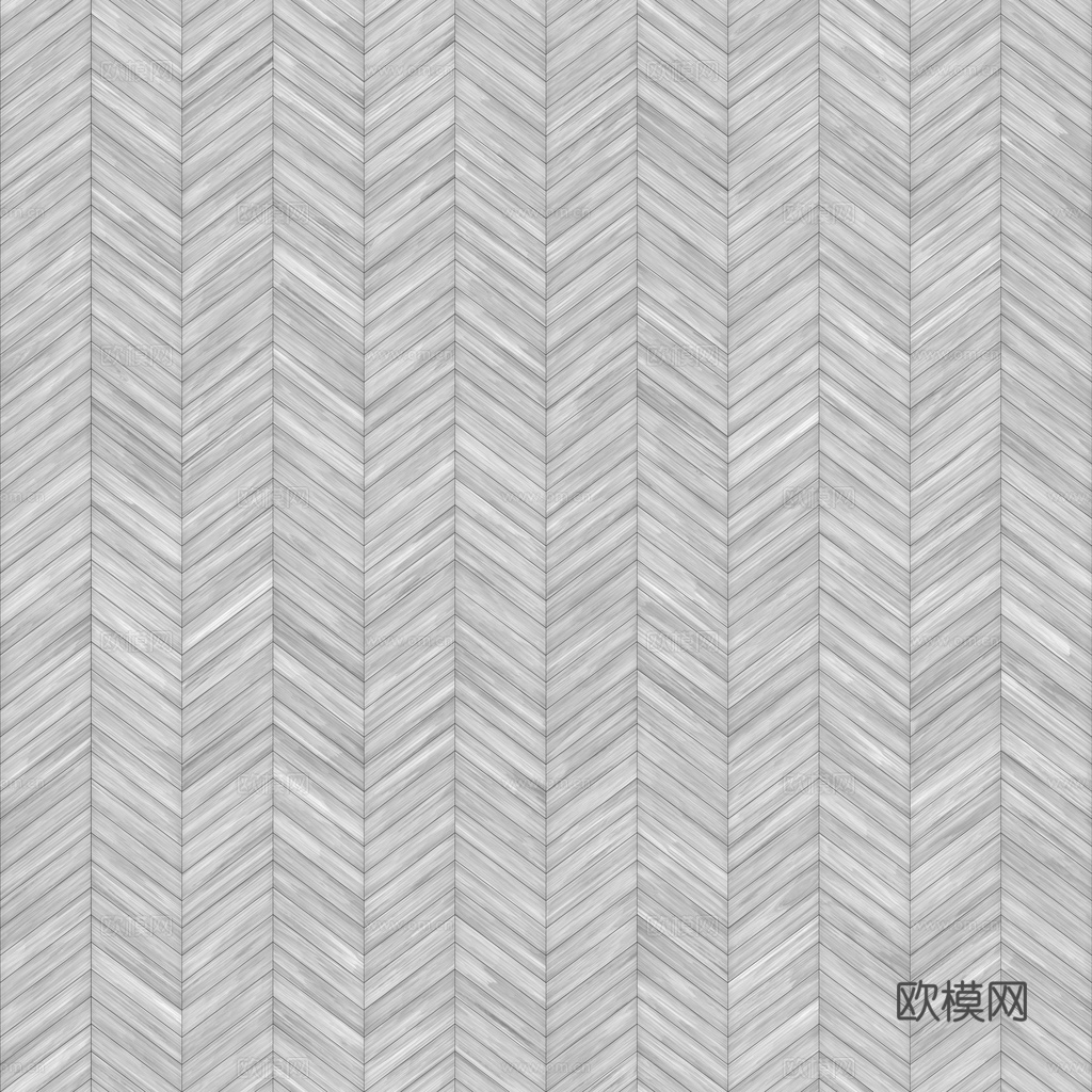 无缝木地板鱼骨铺 PBR材质贴图 1k
